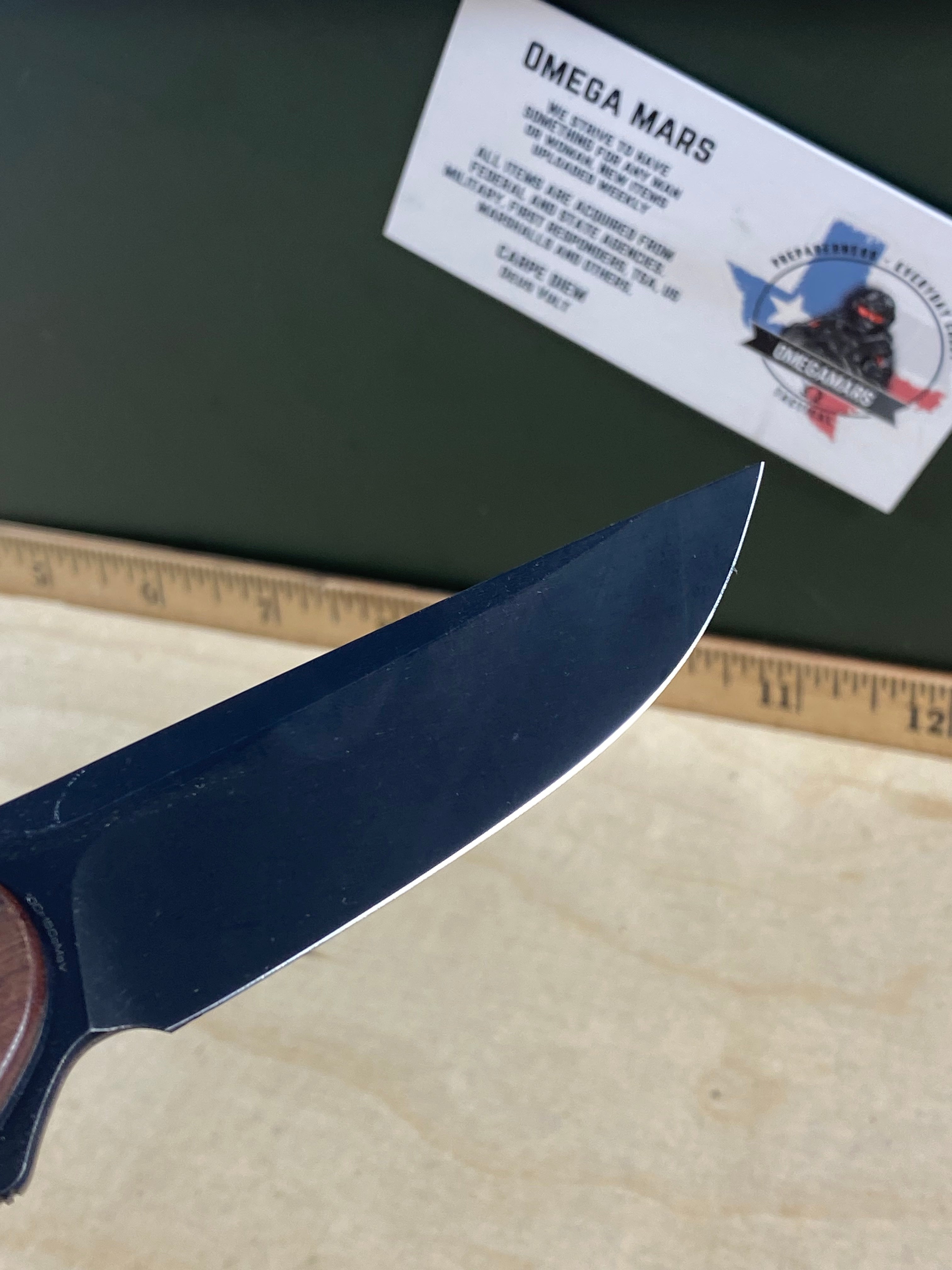 CIVIVI #C9 Mini Asticus Flipper Knife Wood Handle. Looks/feel brand new. Handle shows sing of usage. DISCONTINUED (MSRP $75.00 NEW)
