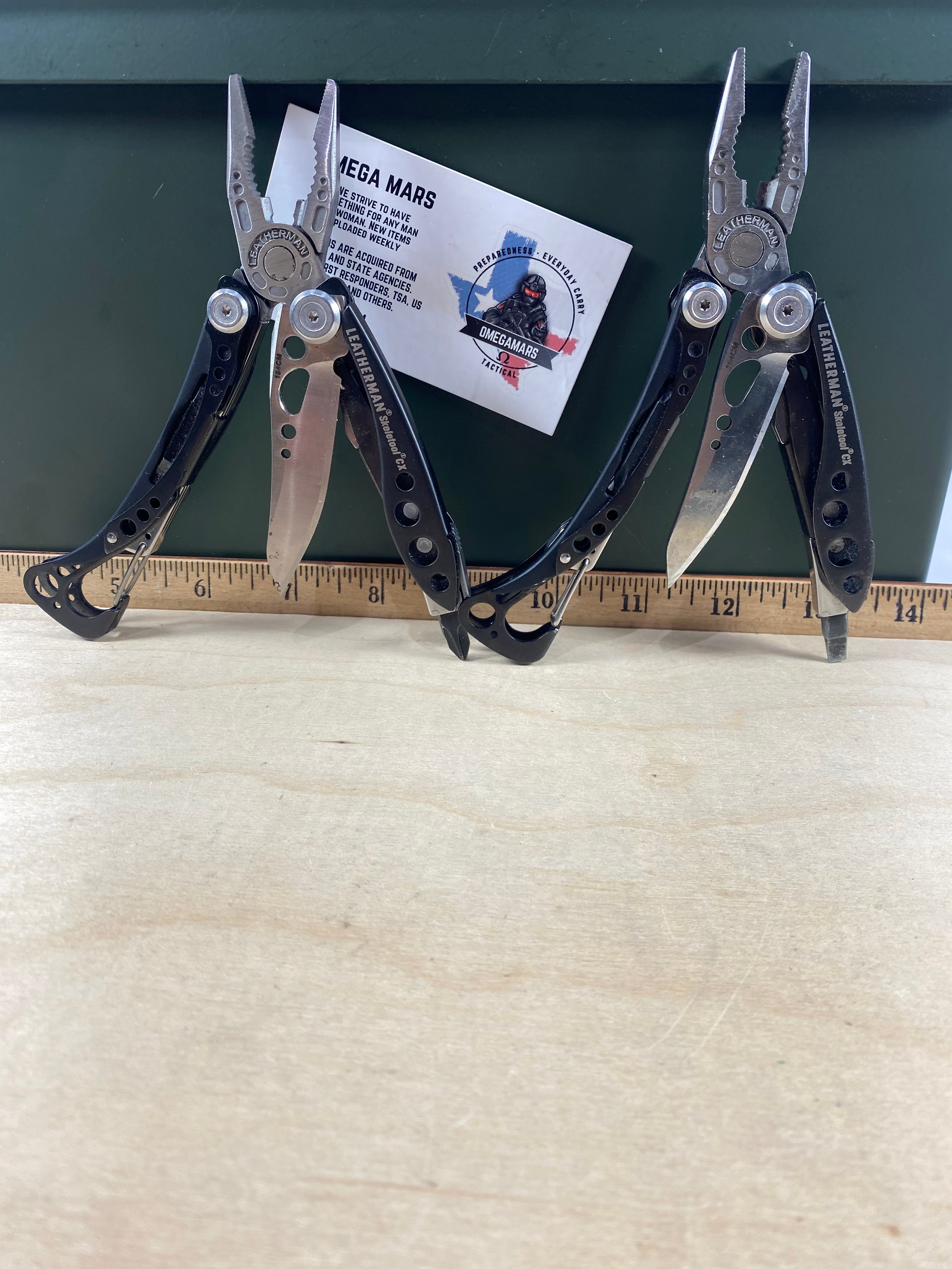 Leatherman Skeletool CX. Light usage. (multi-qty.) (MSRP $99.95 NEW)