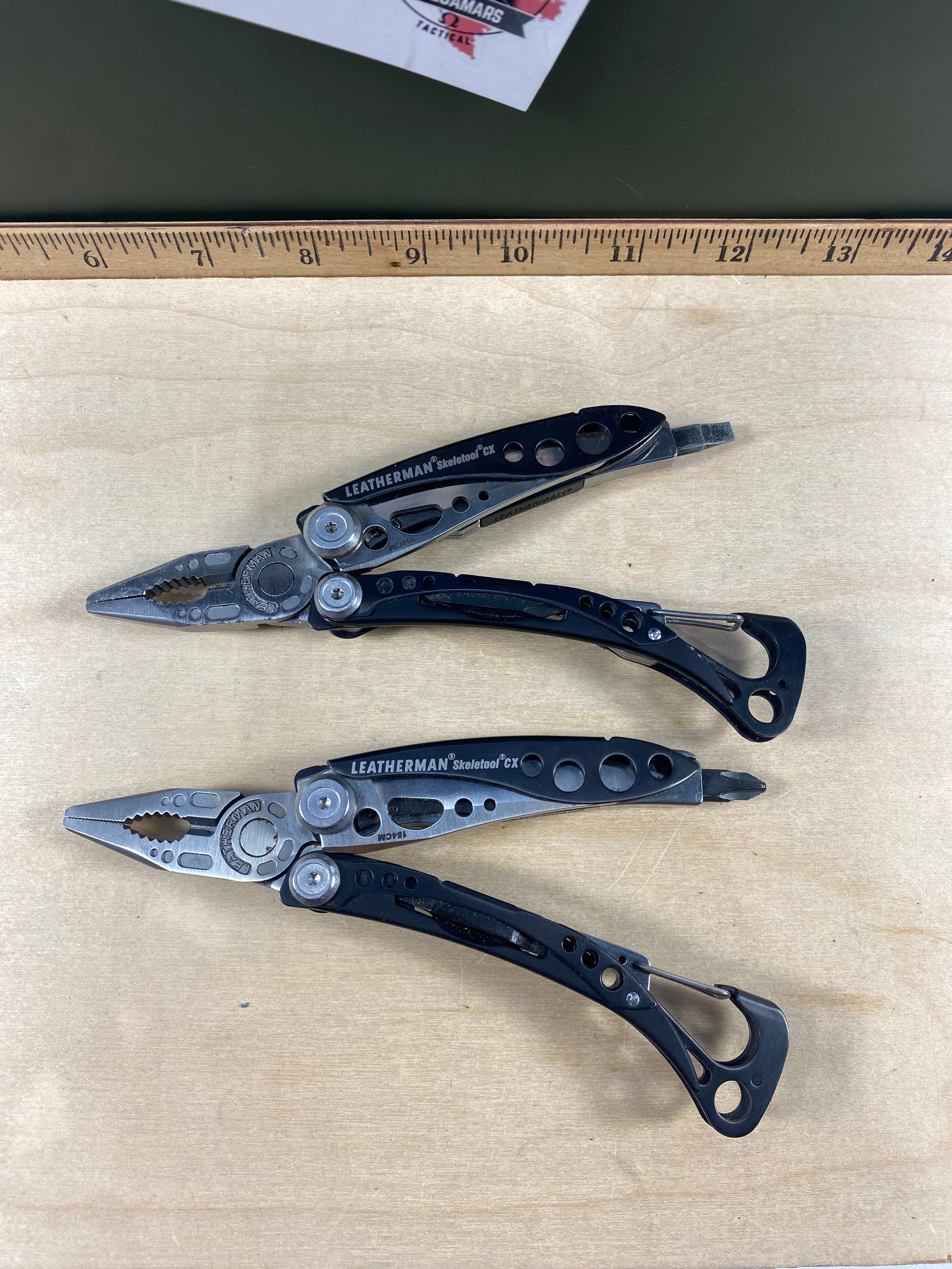 Leatherman Skeletool CX. Light usage. (multi-qty.) (MSRP $99.95 NEW)