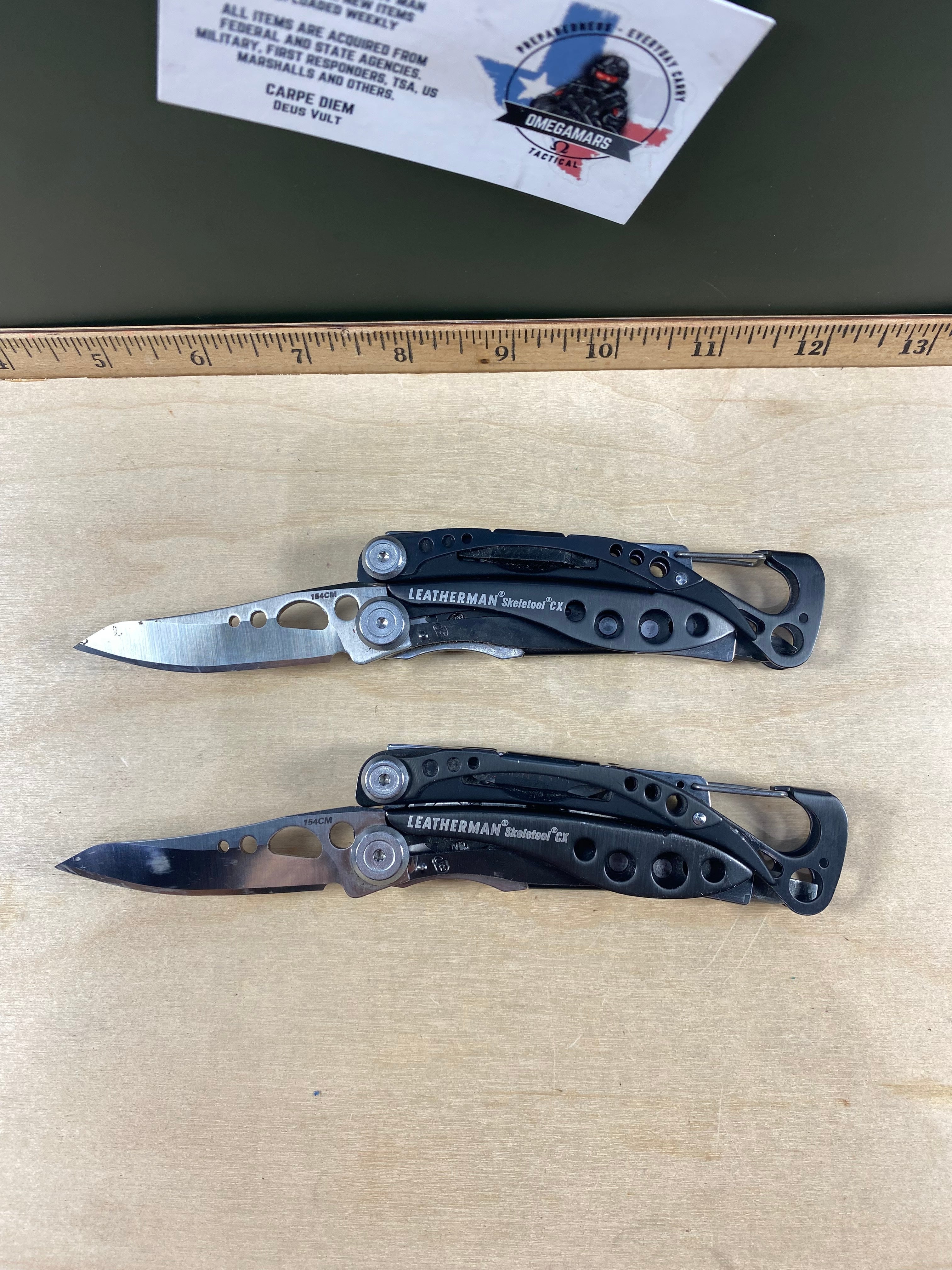 Leatherman Skeletool CX. Light usage. (multi-qty.) (MSRP $99.95 NEW)