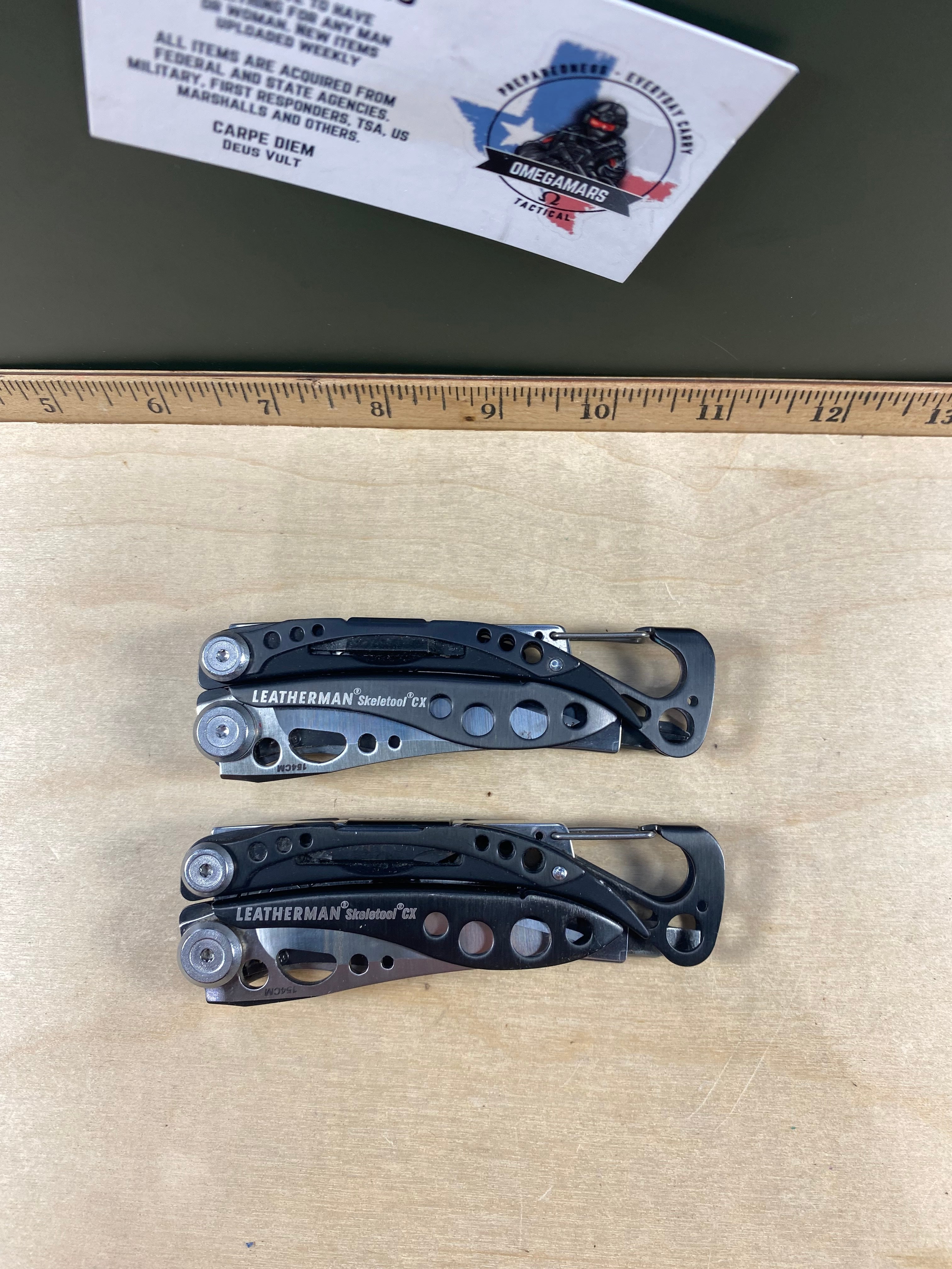 Leatherman Skeletool CX. Light usage. (multi-qty.) (MSRP $99.95 NEW)