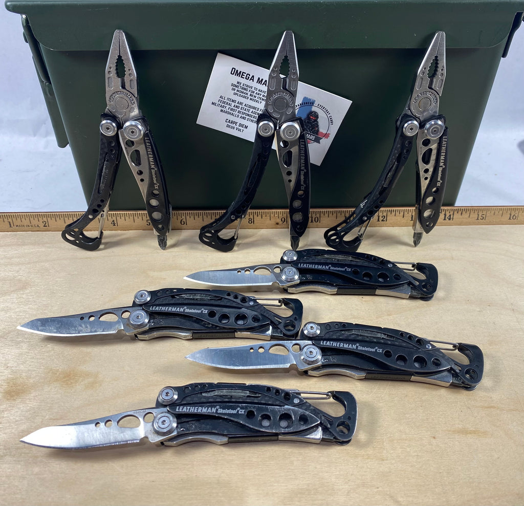 Leatherman Skeletool CX Carbon Fiber. Light usage. (multi-qty.)