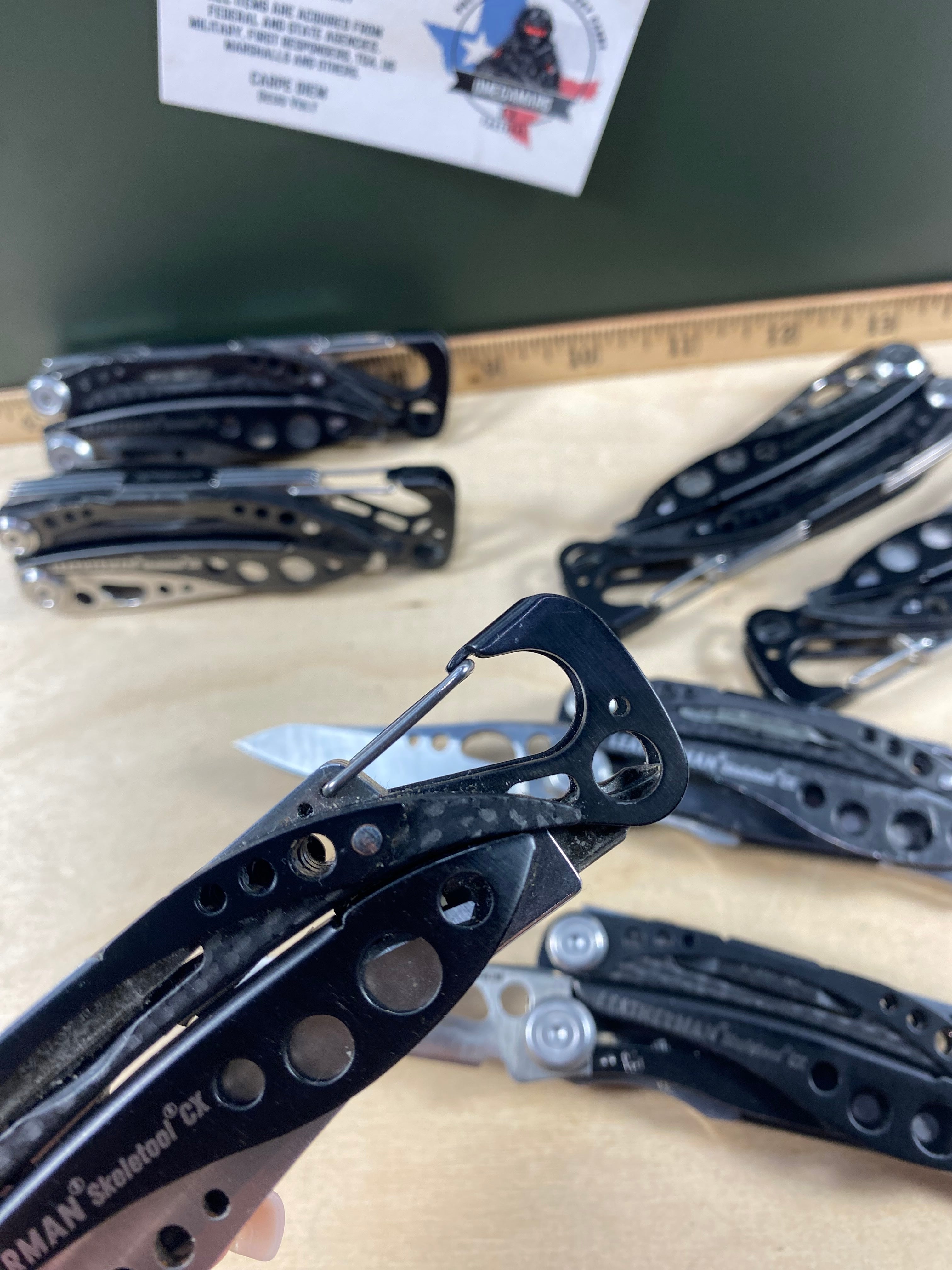 Leatherman Skeletool CX Carbon Fiber. Light usage. (multi-qty.)