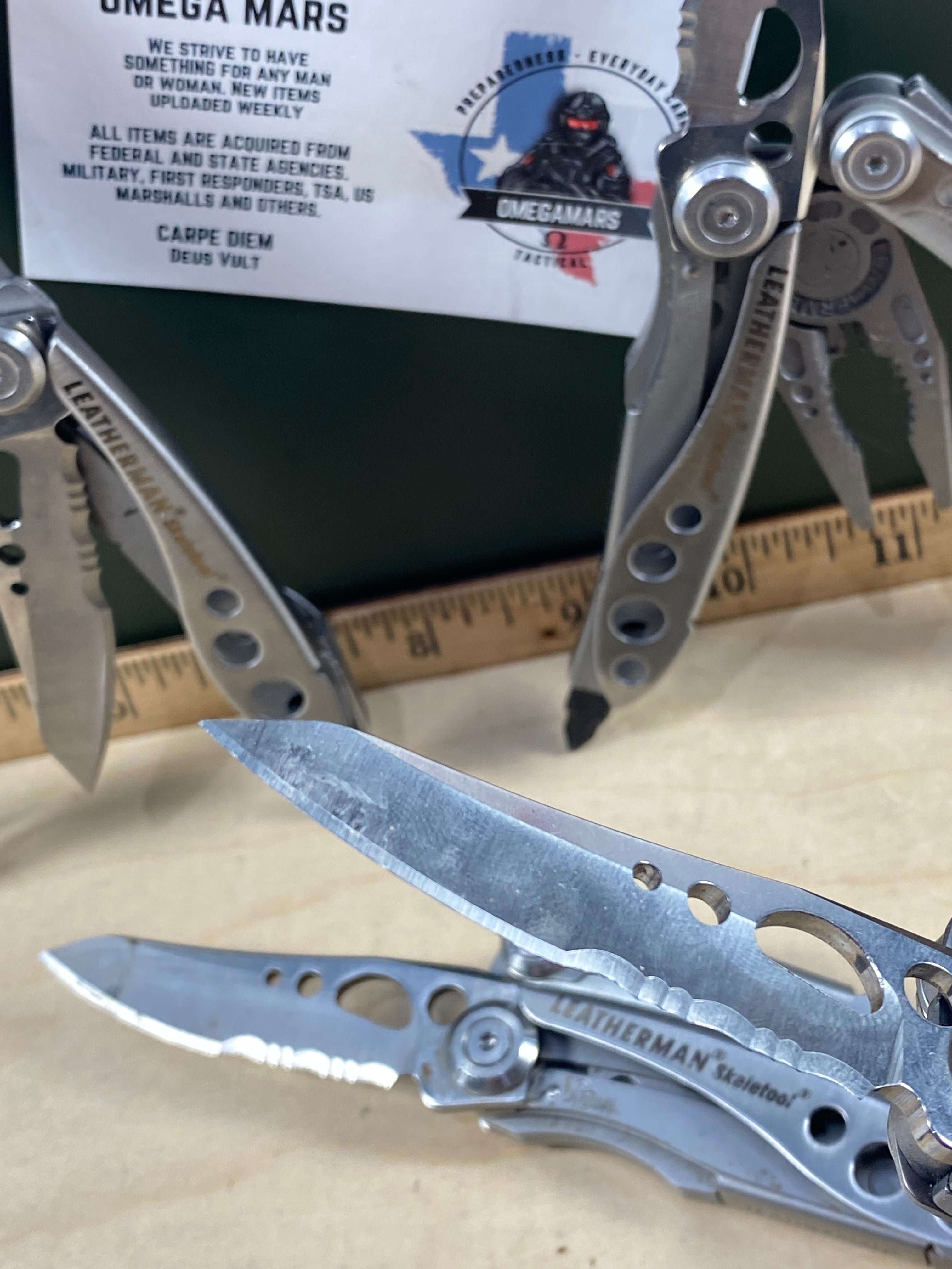 Leatherman Skeletool. Light usage. (multi-qty.) (MSRP 89.95 NEW)