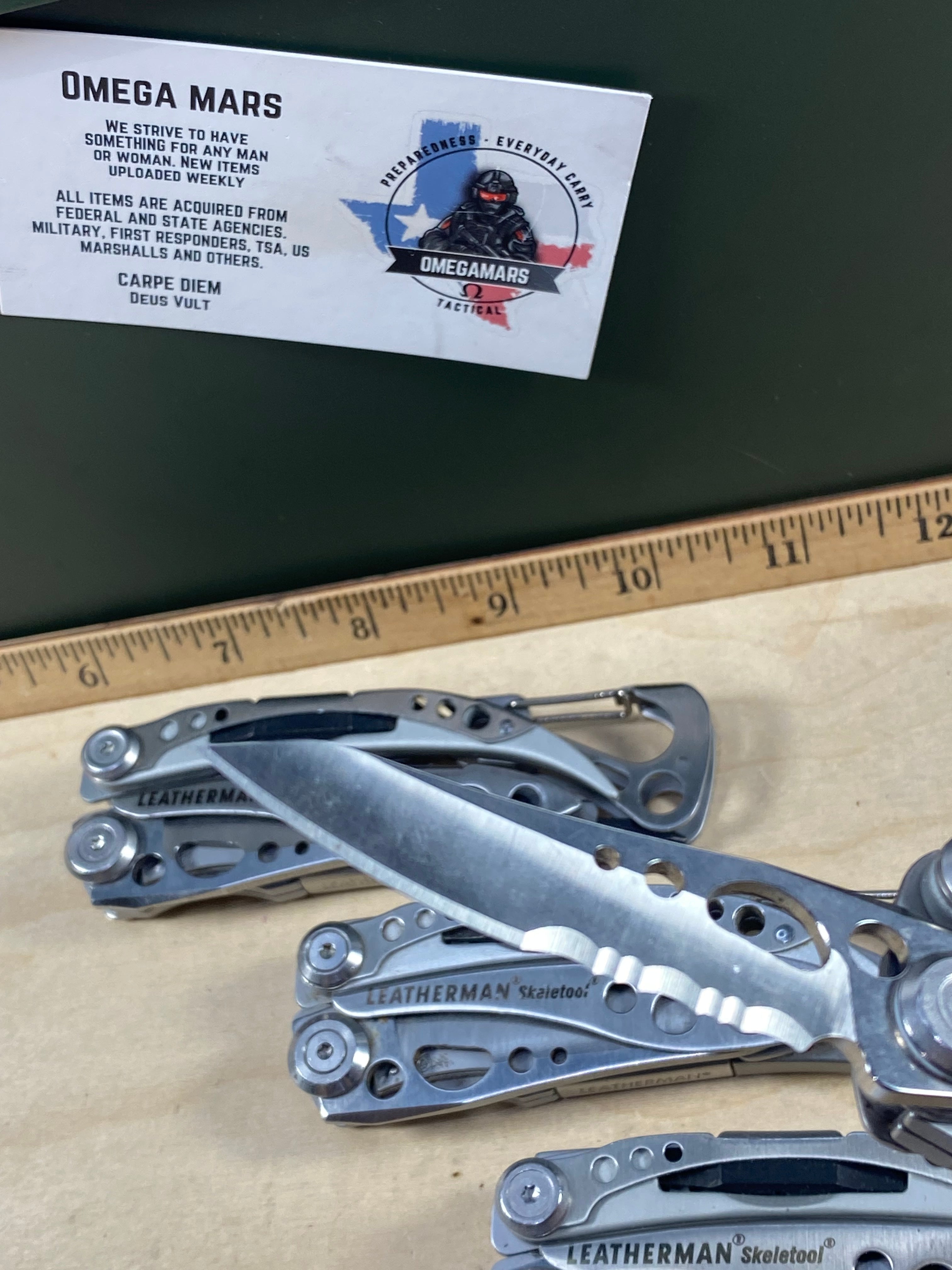 Leatherman Skeletool. Light usage. (multi-qty.) (MSRP 89.95 NEW)