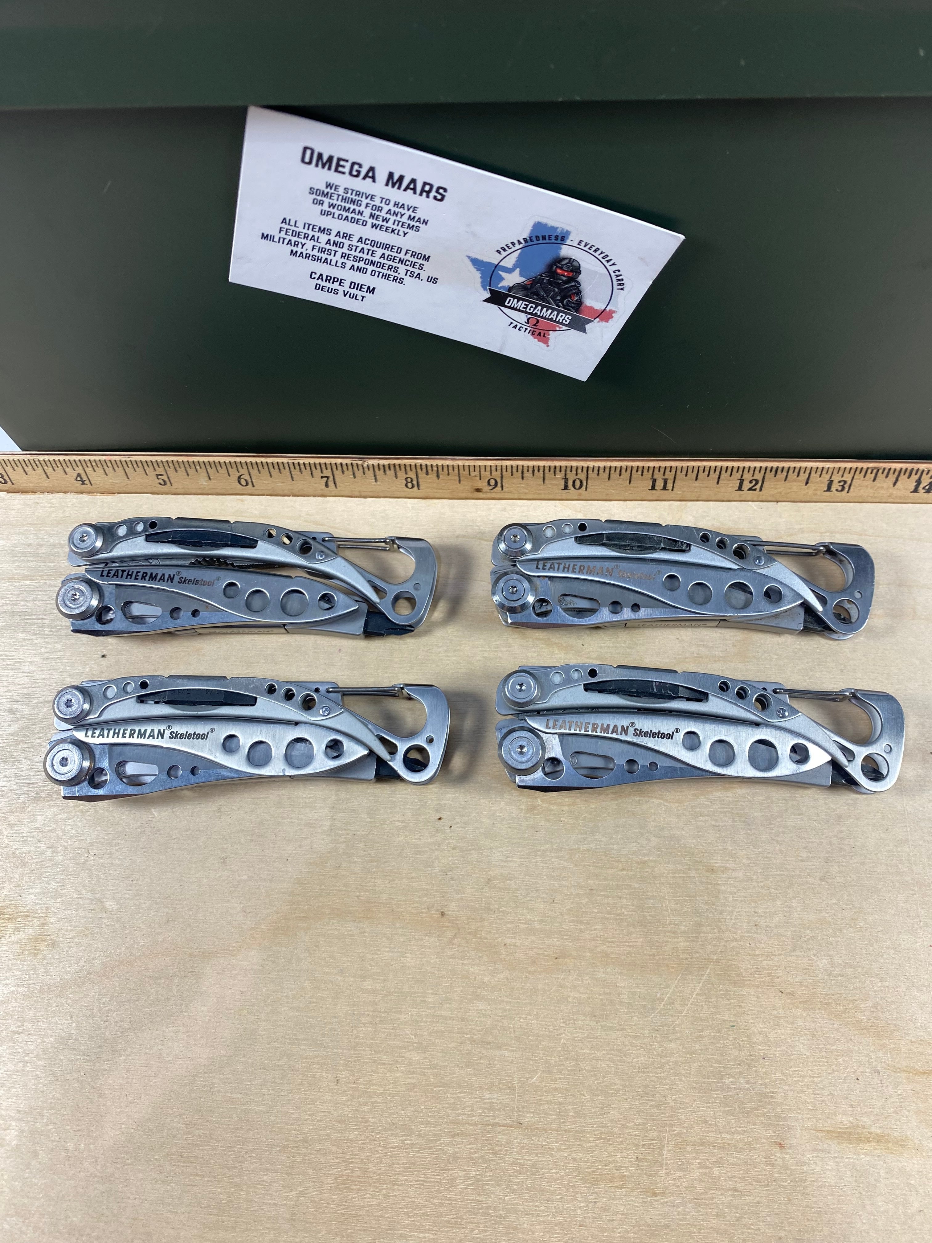 Leatherman Skeletool. Light usage. (multi-qty.) (MSRP 89.95 NEW)