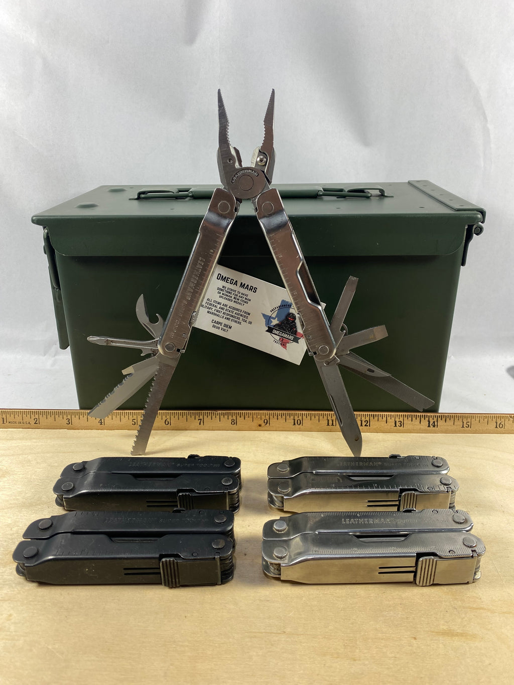 Leatherman Super Tool 300. Light usage. (multi-qty.) (MSRP $119.95 NEW)