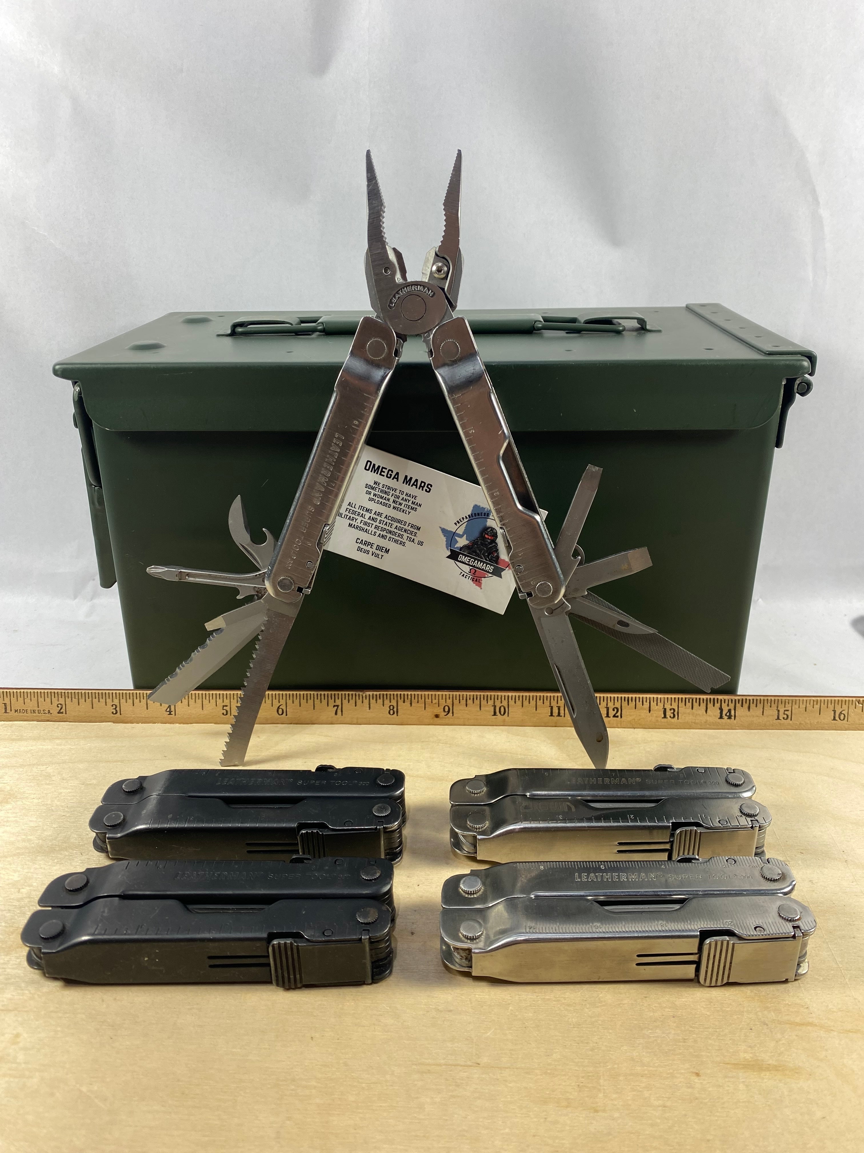 Leatherman Super Tool 300. Light usage. (multi-qty.) (MSRP $119.95 NEW)