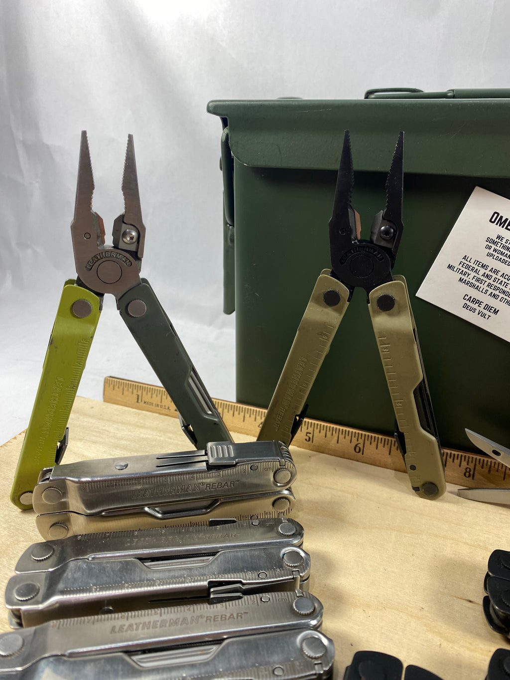 Leatherman Rebar. Light usage. (multi-qty.) (MSRP $99.95 NEW)