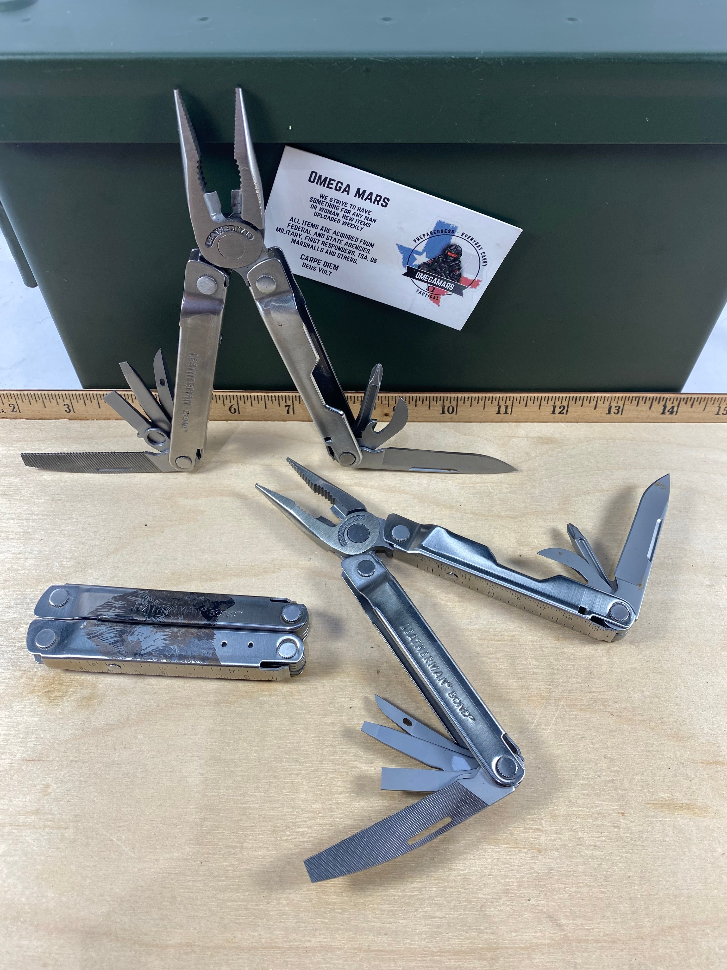 Leatherman Bond. Light usage. (multi-qty.) (MSRP $49.95 NEW)