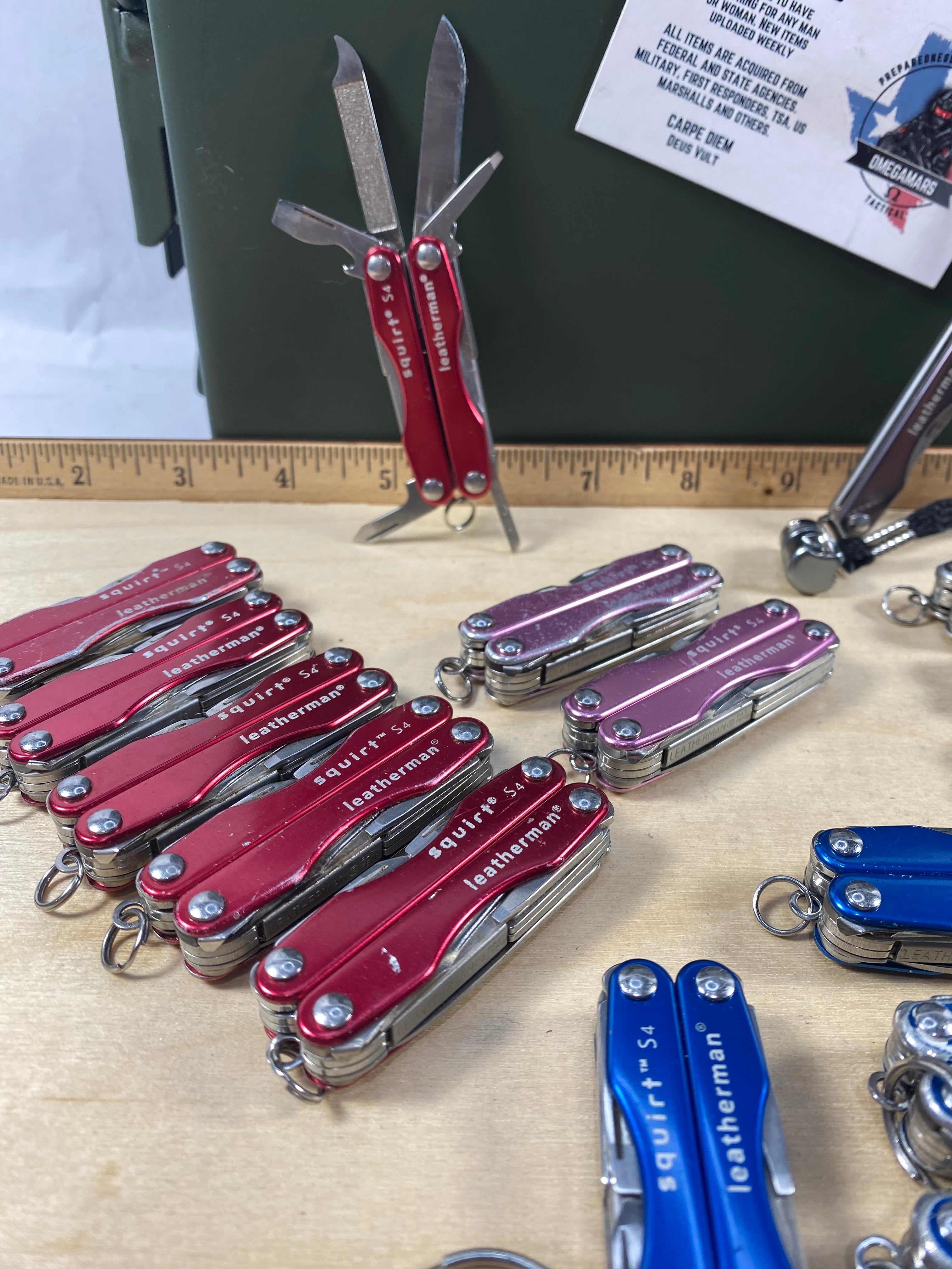 Leatherman Squirt S4. Light usage. Retired. (multi-qty.)
