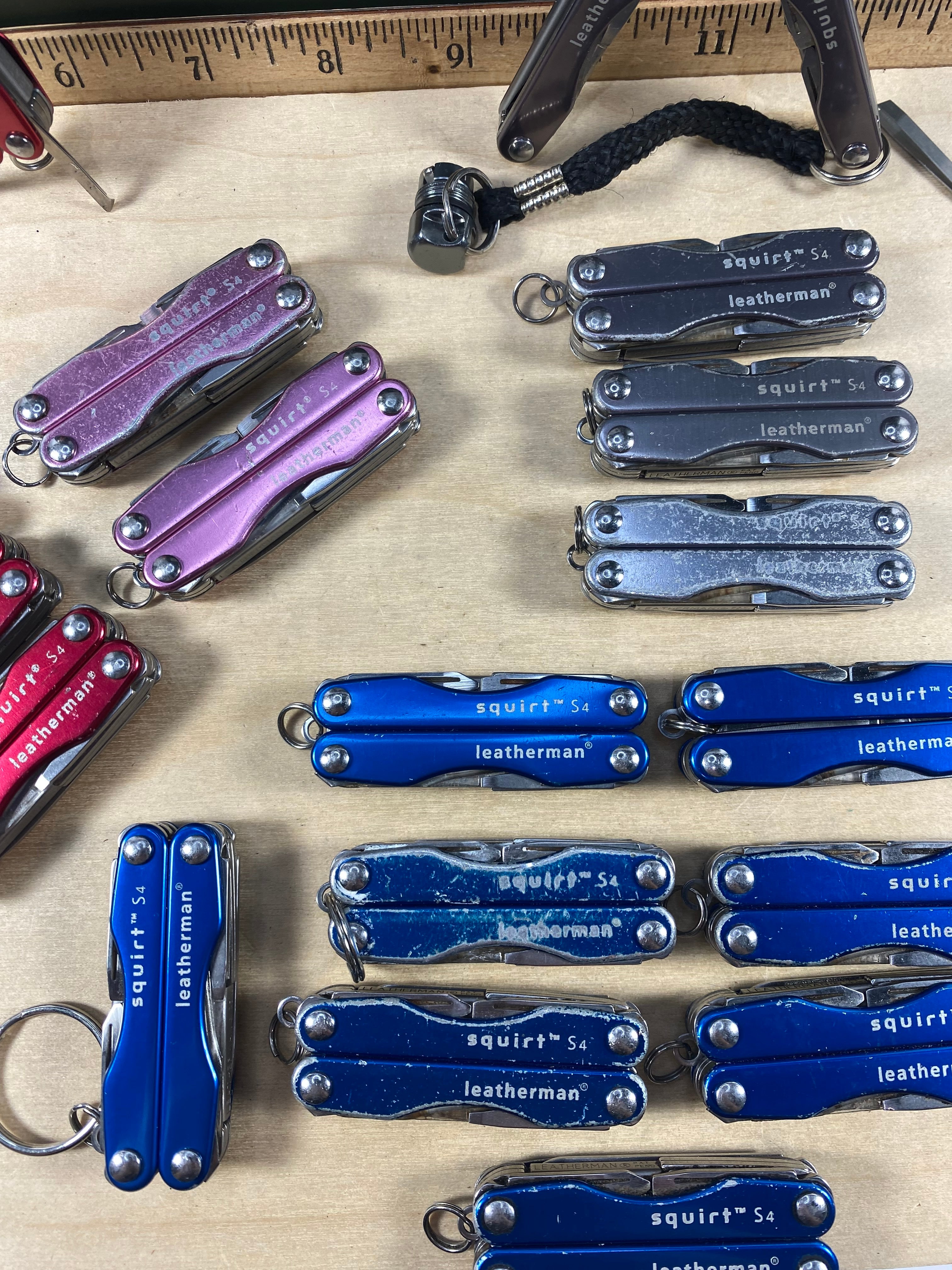 Leatherman Squirt S4. Light usage. Retired. (multi-qty.)