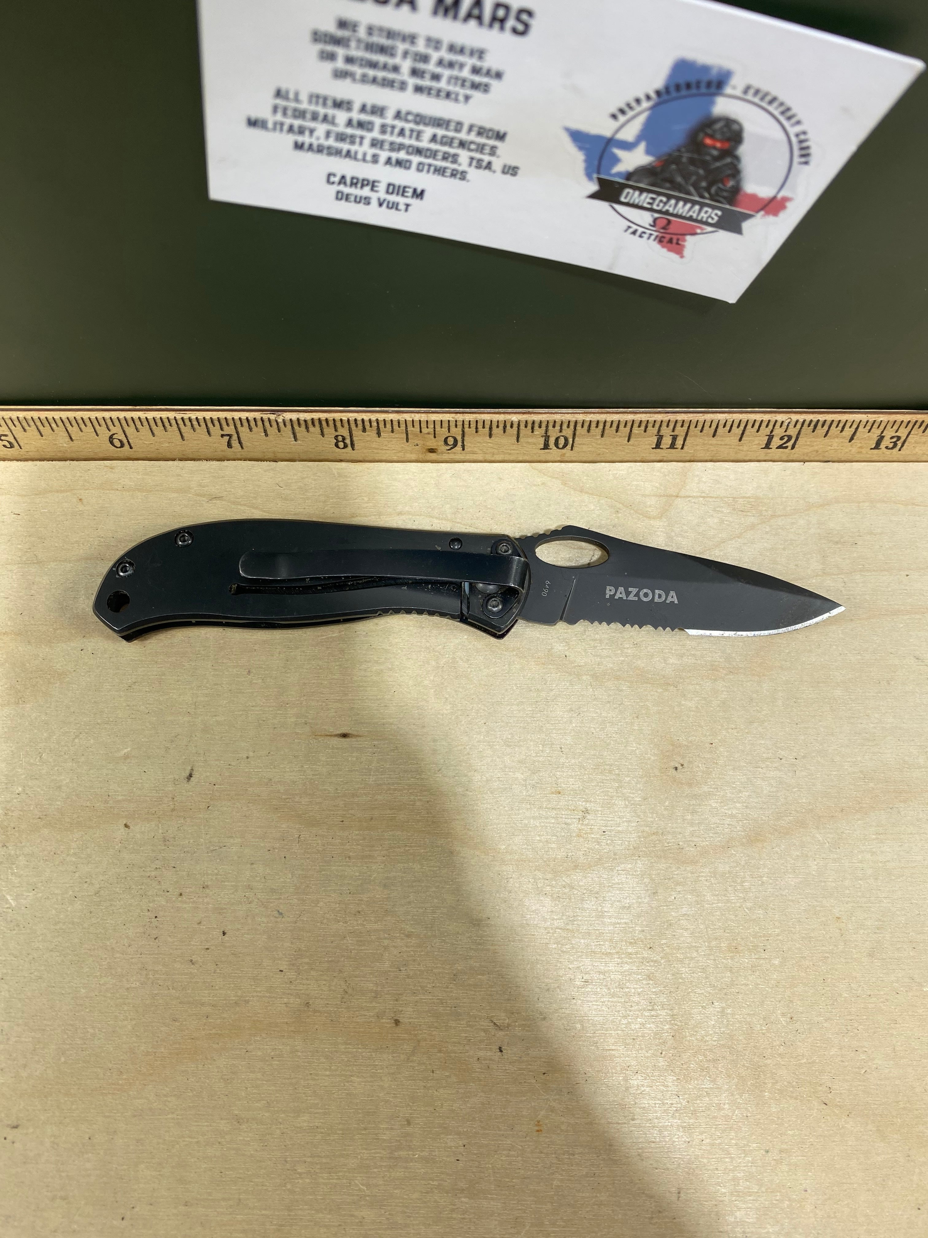 CRKT 6490 Pazoda Frame Lock #2. Light usage. Dirty.