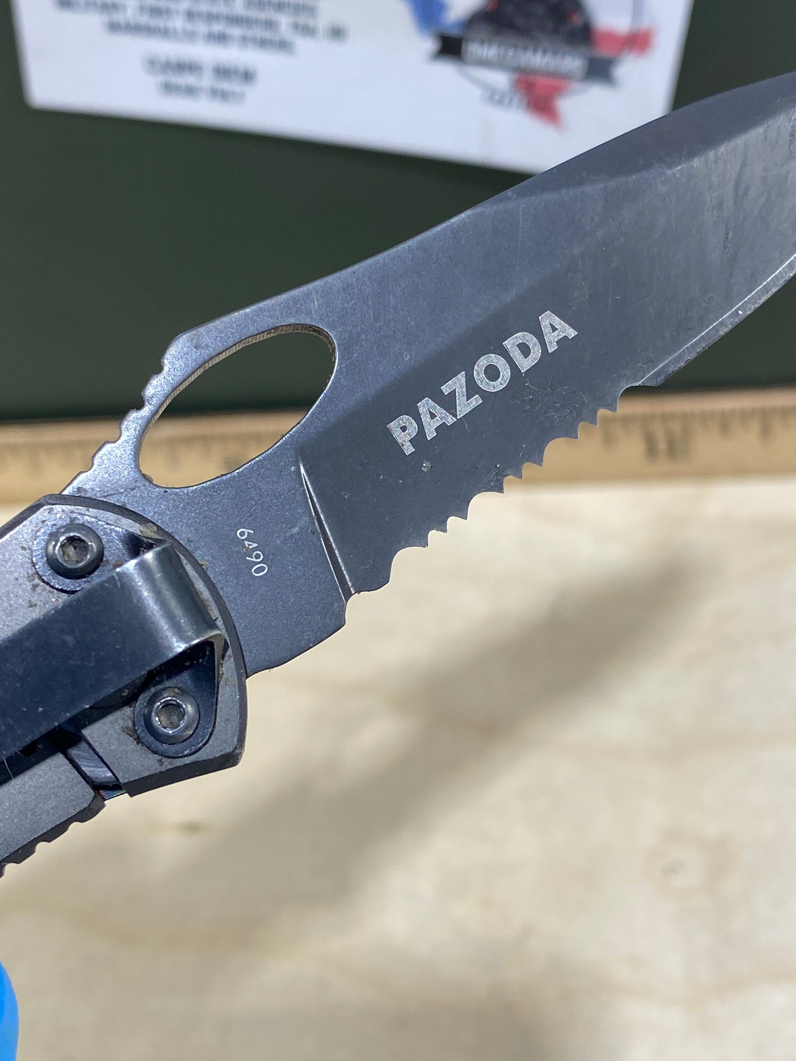 CRKT 6490 Pazoda Frame Lock #2. Light usage. Dirty.