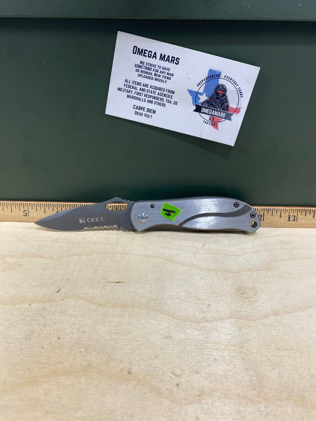 CRKT 6490 Pazoda Frame Lock #4. Light usage. Dirty.