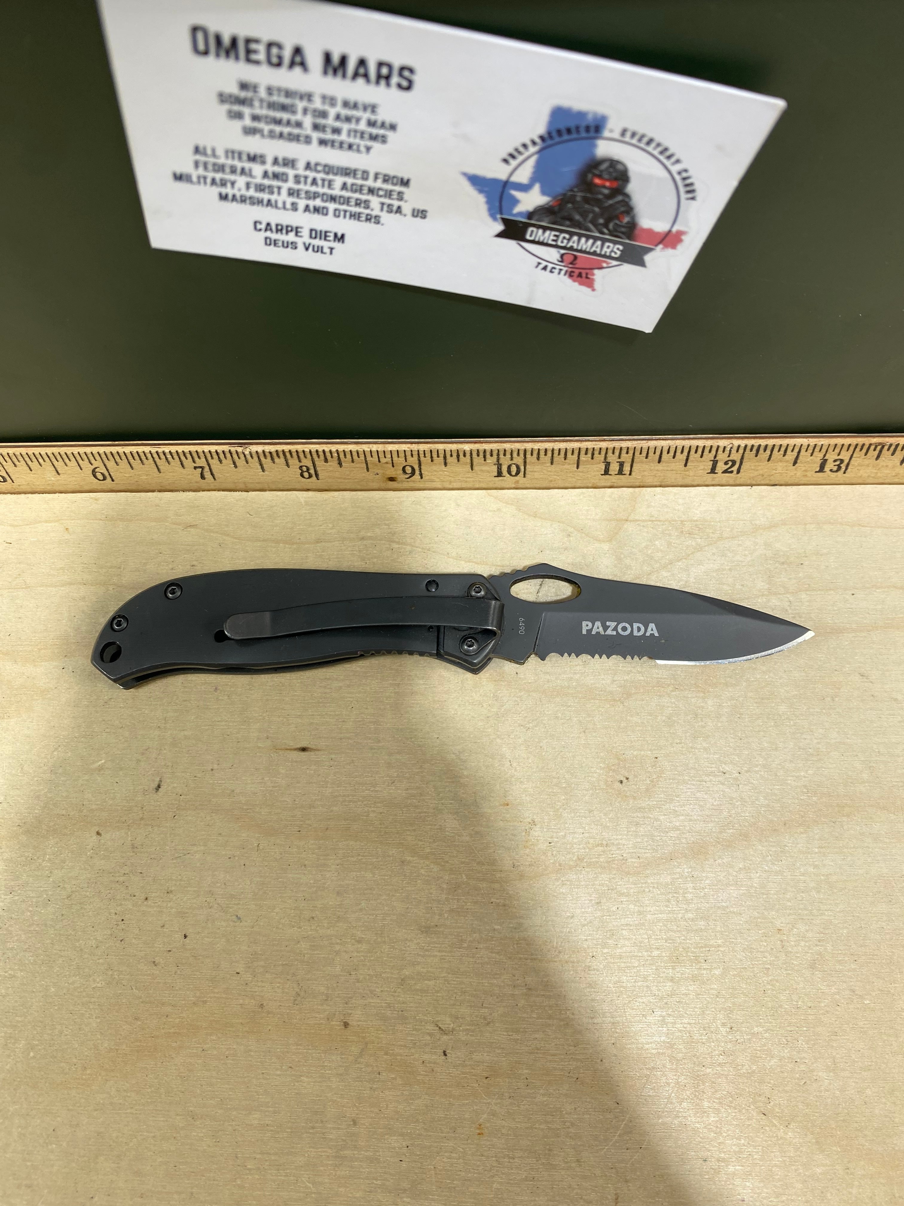 CRKT 6490 Pazoda Frame Lock #4. Light usage. Dirty.