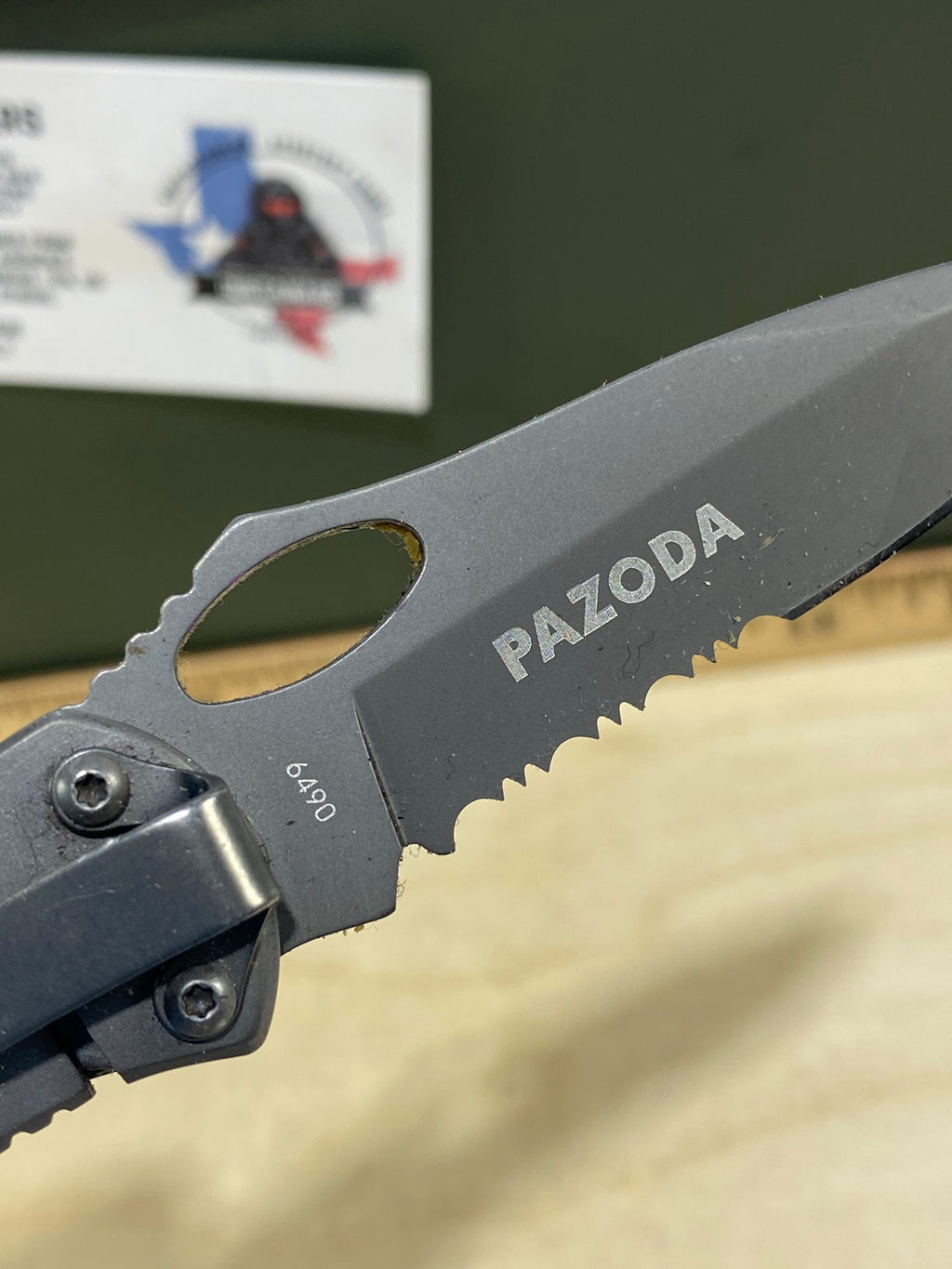 CRKT 6490 Pazoda Frame Lock #4. Light usage. Dirty.