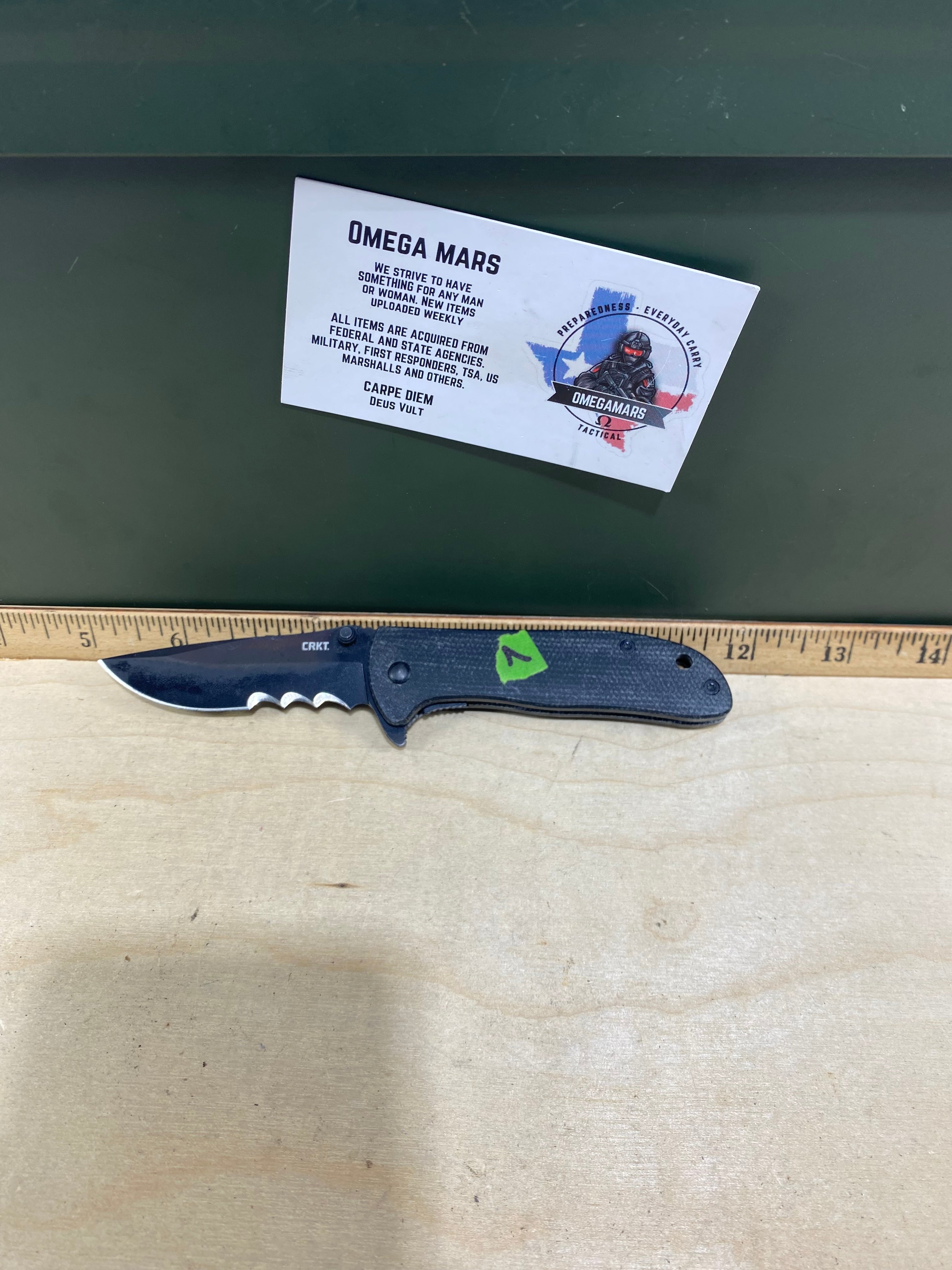 CRKT 6450BLK #7. Light usage.