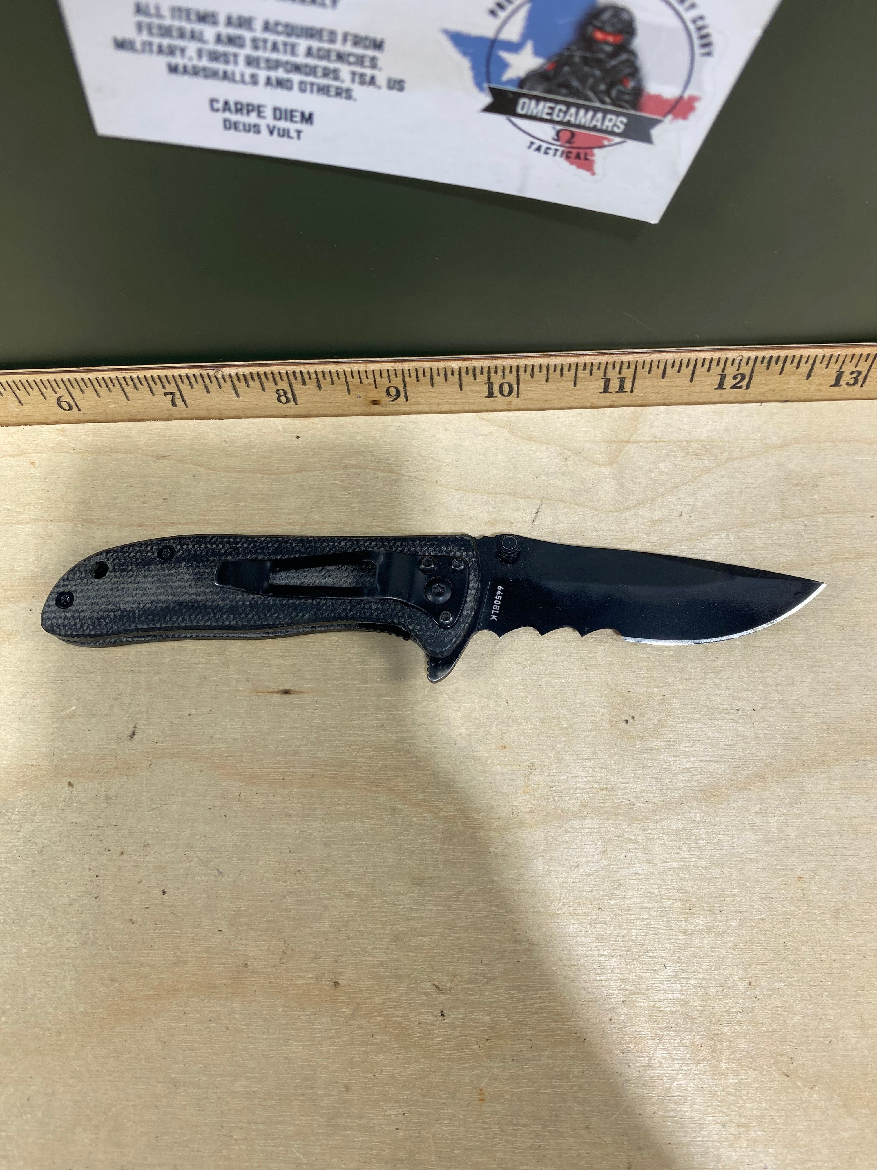 CRKT 6450BLK #7. Light usage.