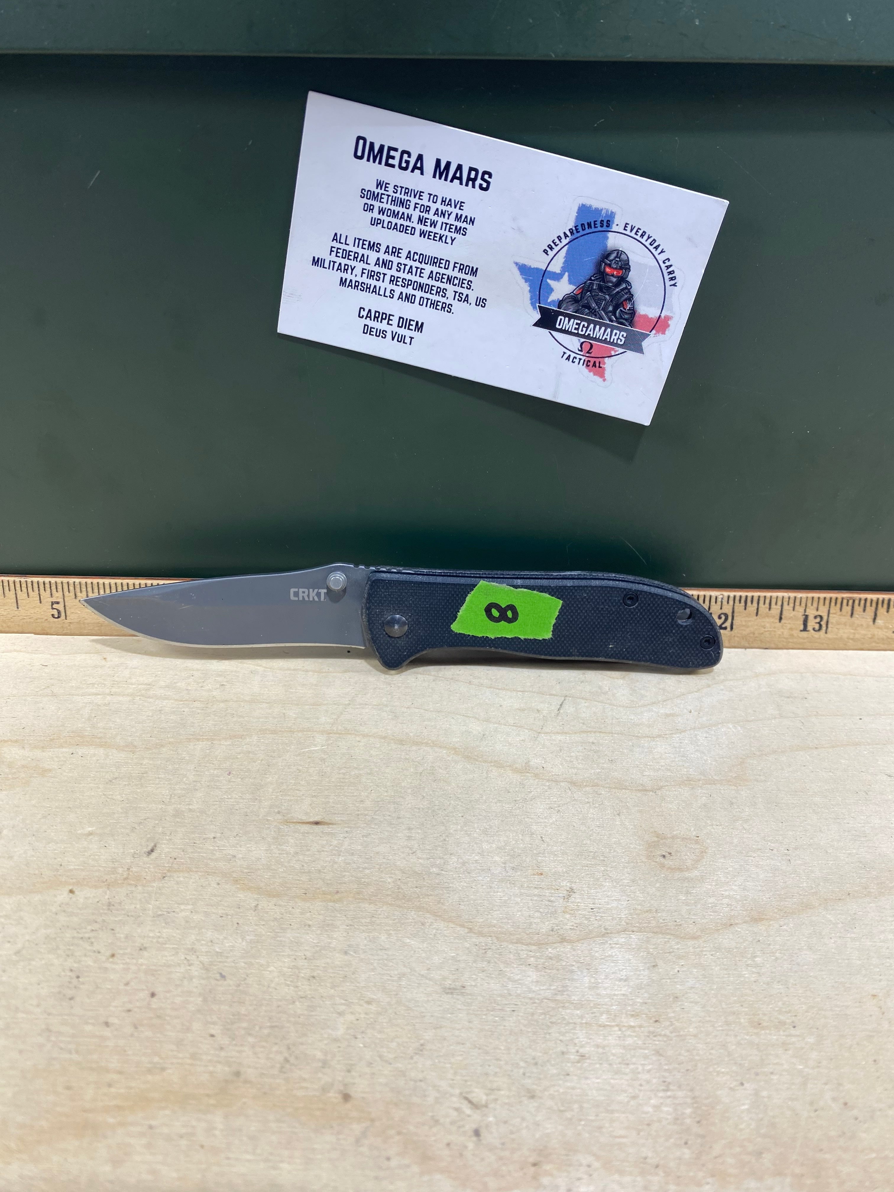 CRKT 6450K Drifter #8. Light usage. Resharpened