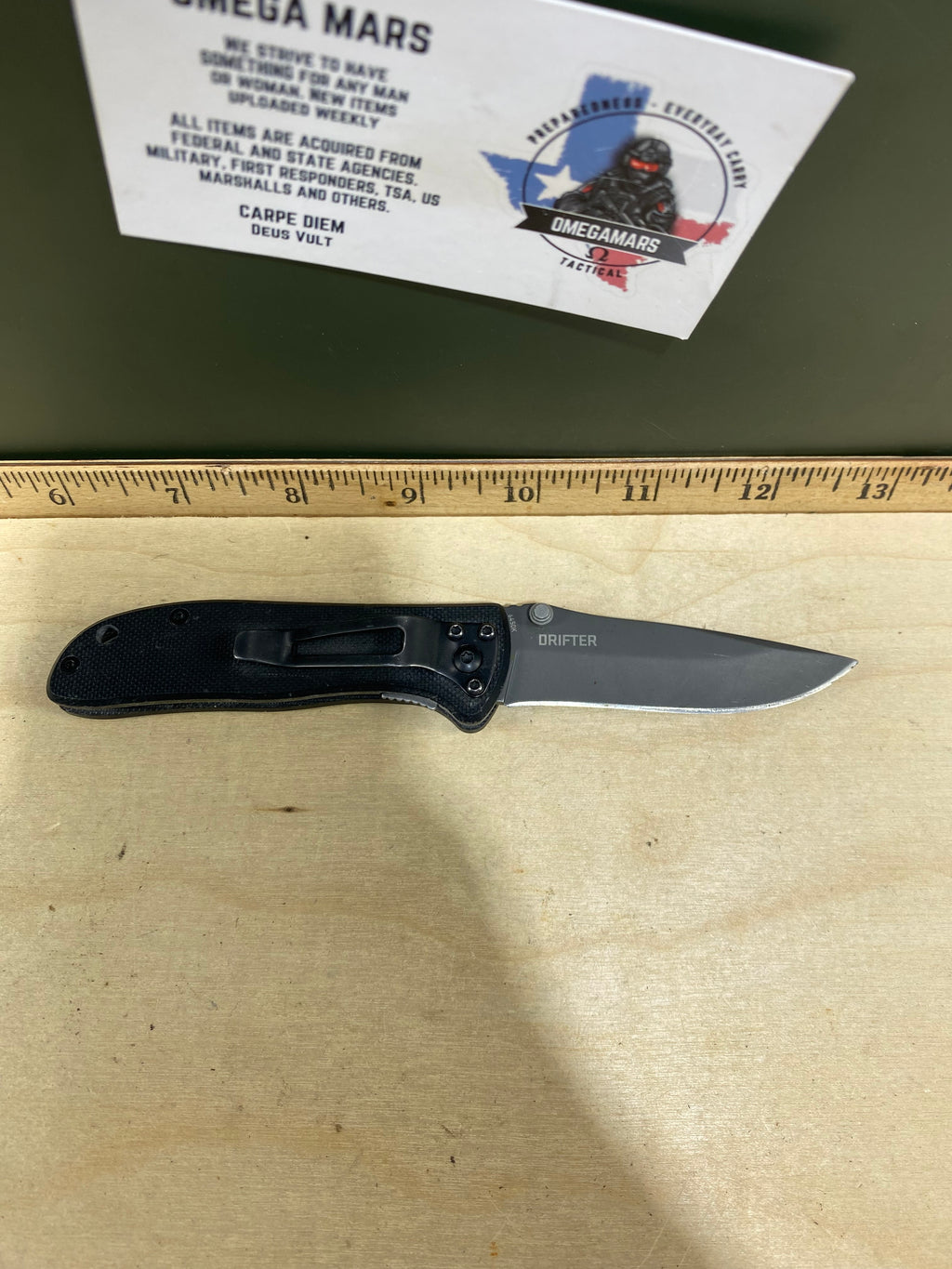 CRKT 6450K Drifter #8. Light usage. Resharpened