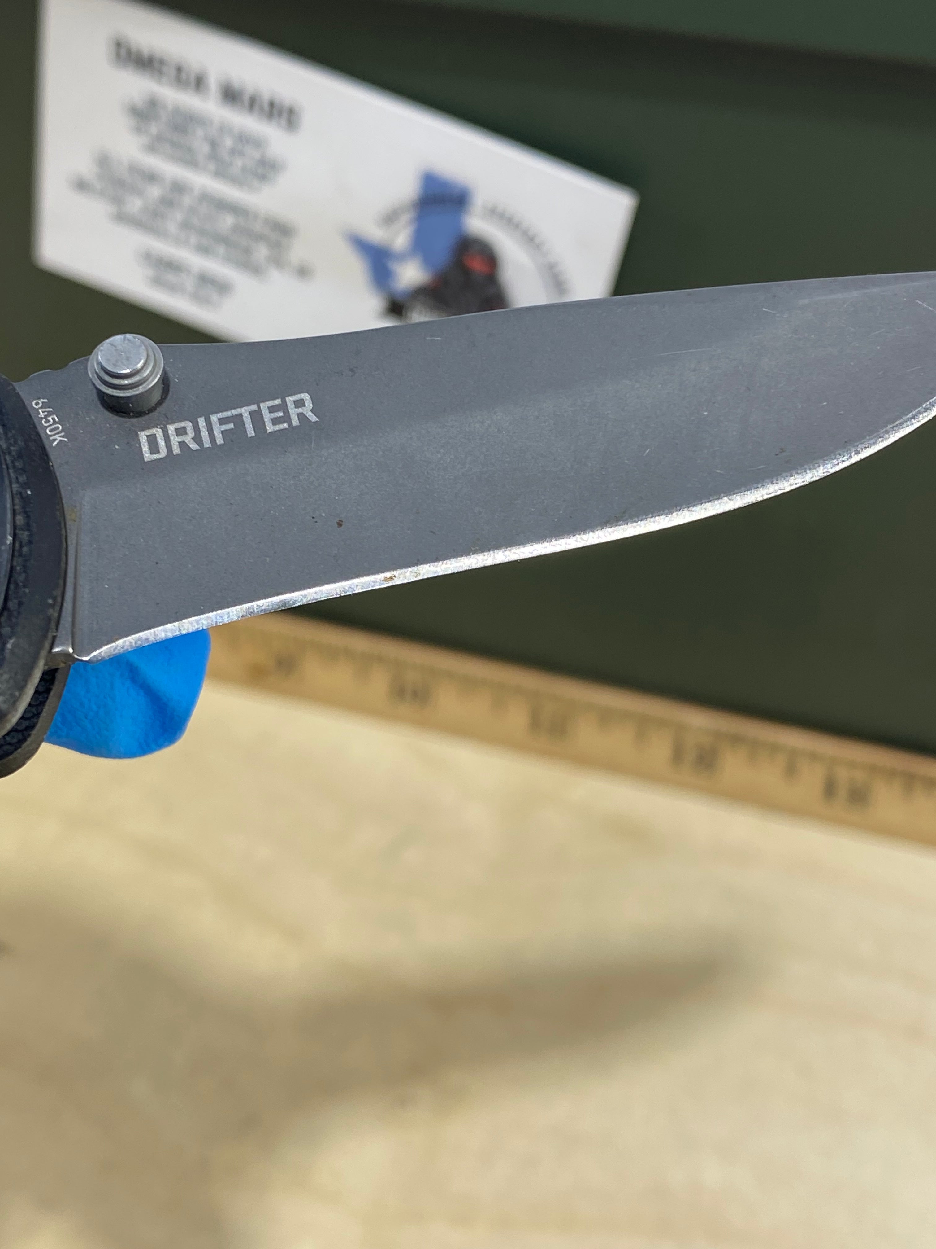 CRKT 6450K Drifter #8. Light usage. Resharpened