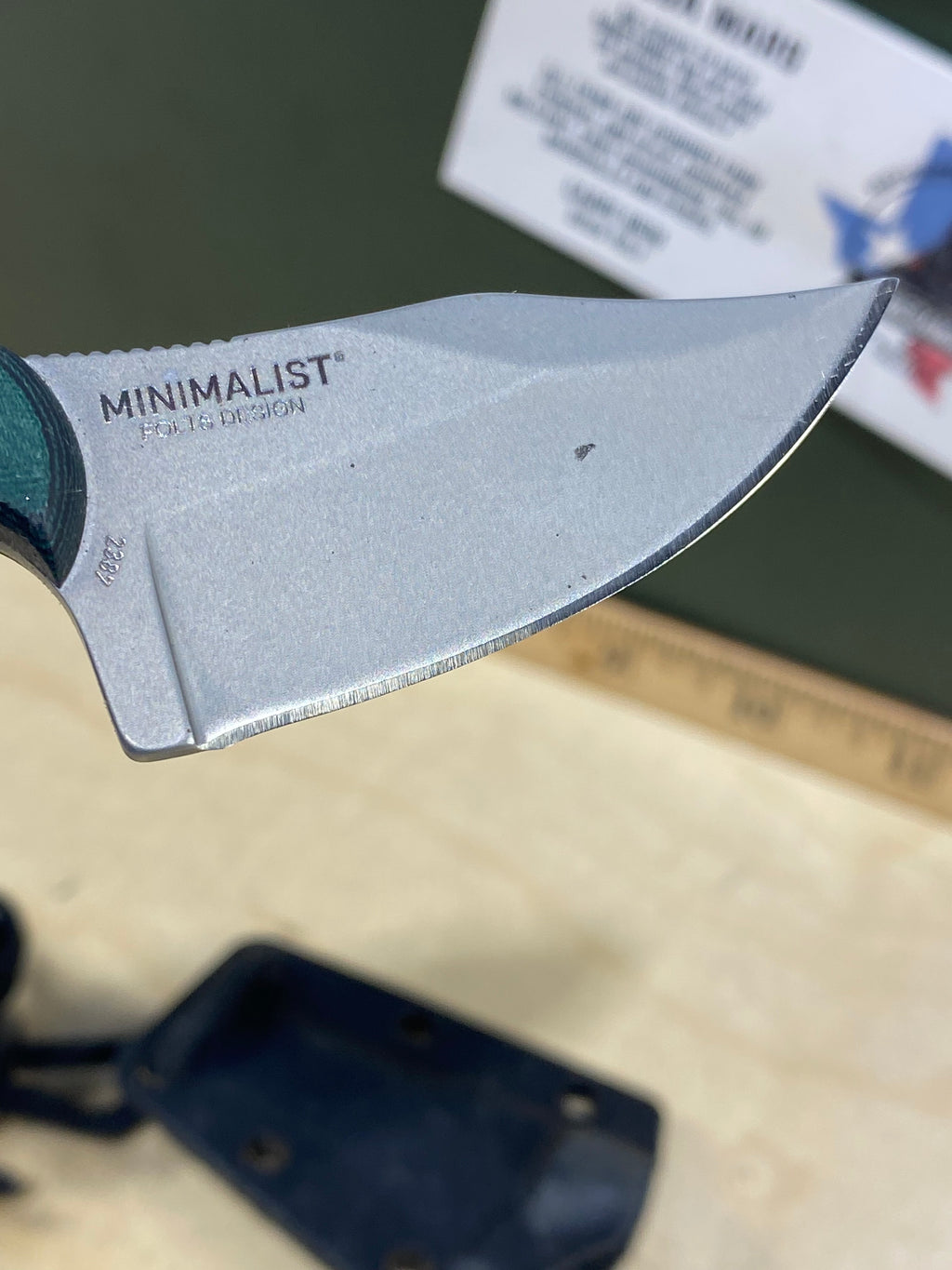 CRKT 2387 Minimalist Bowie #9. Light usage