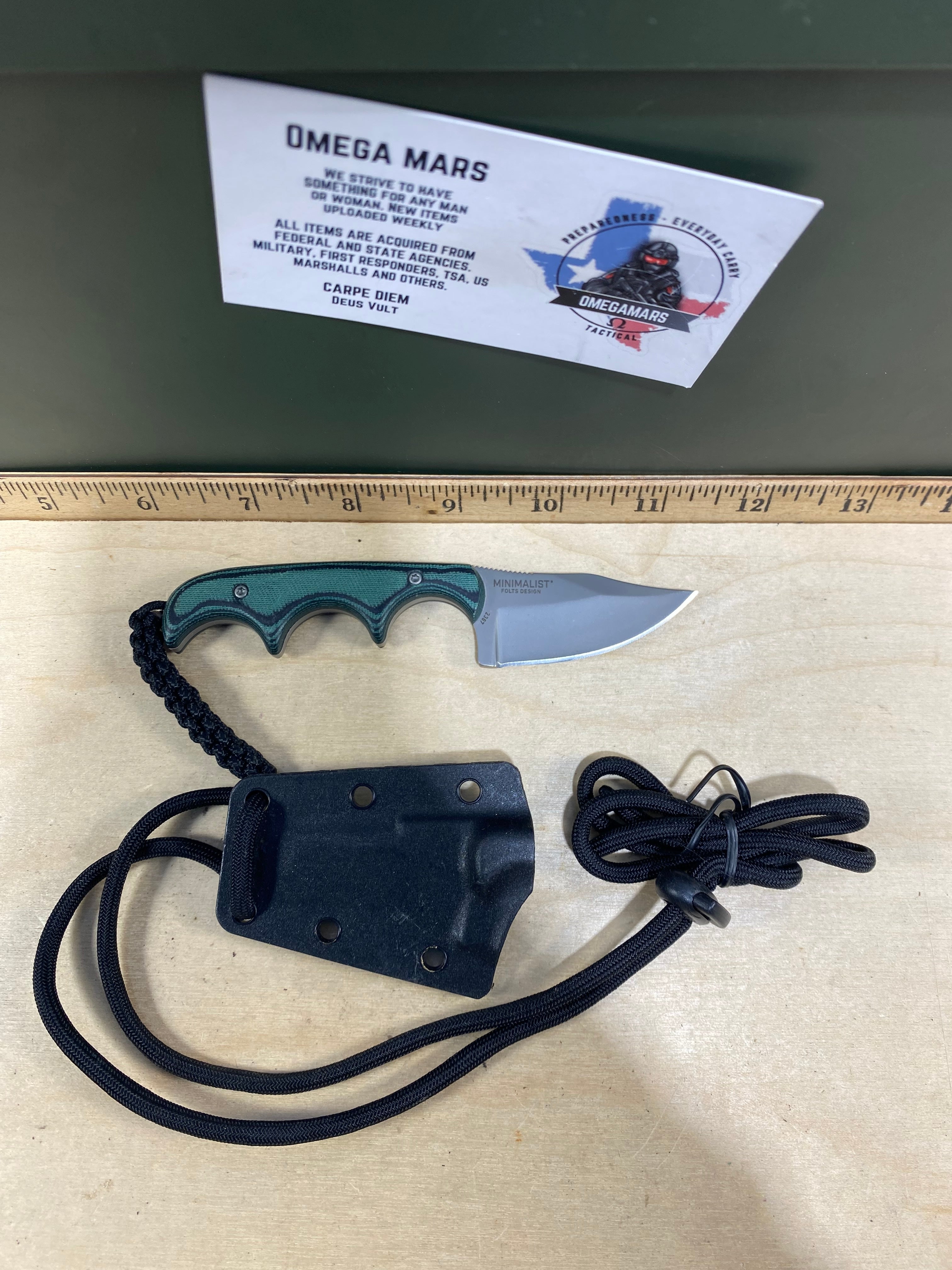 CRKT 2387 Minimalist Bowie #10. Light usage