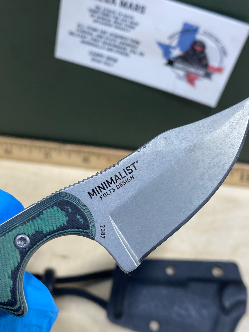 CRKT 2387 Minimalist Bowie #12. Light usage