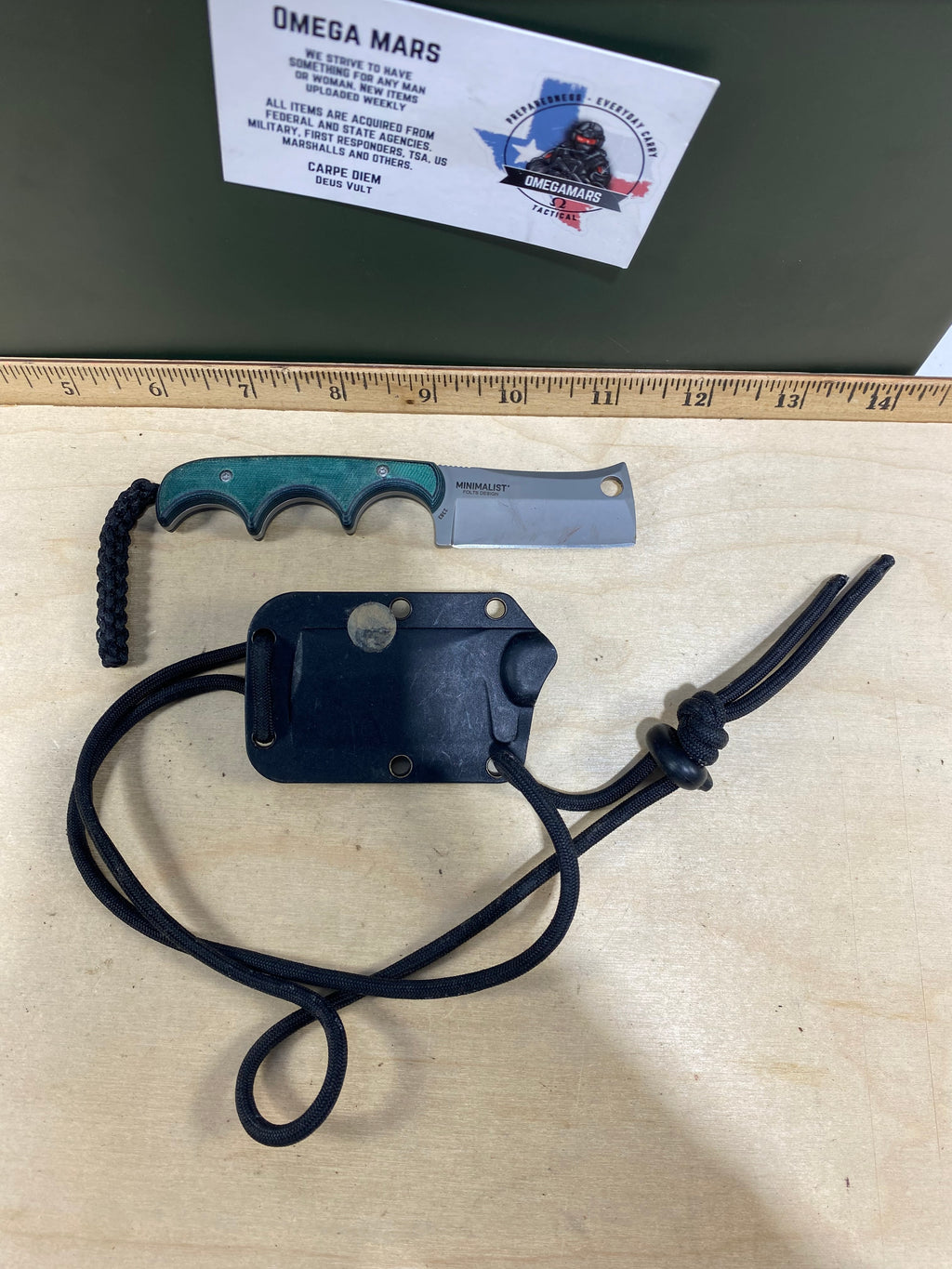 CRKT 2383 Minimalist Cleaver #17. Light usage.