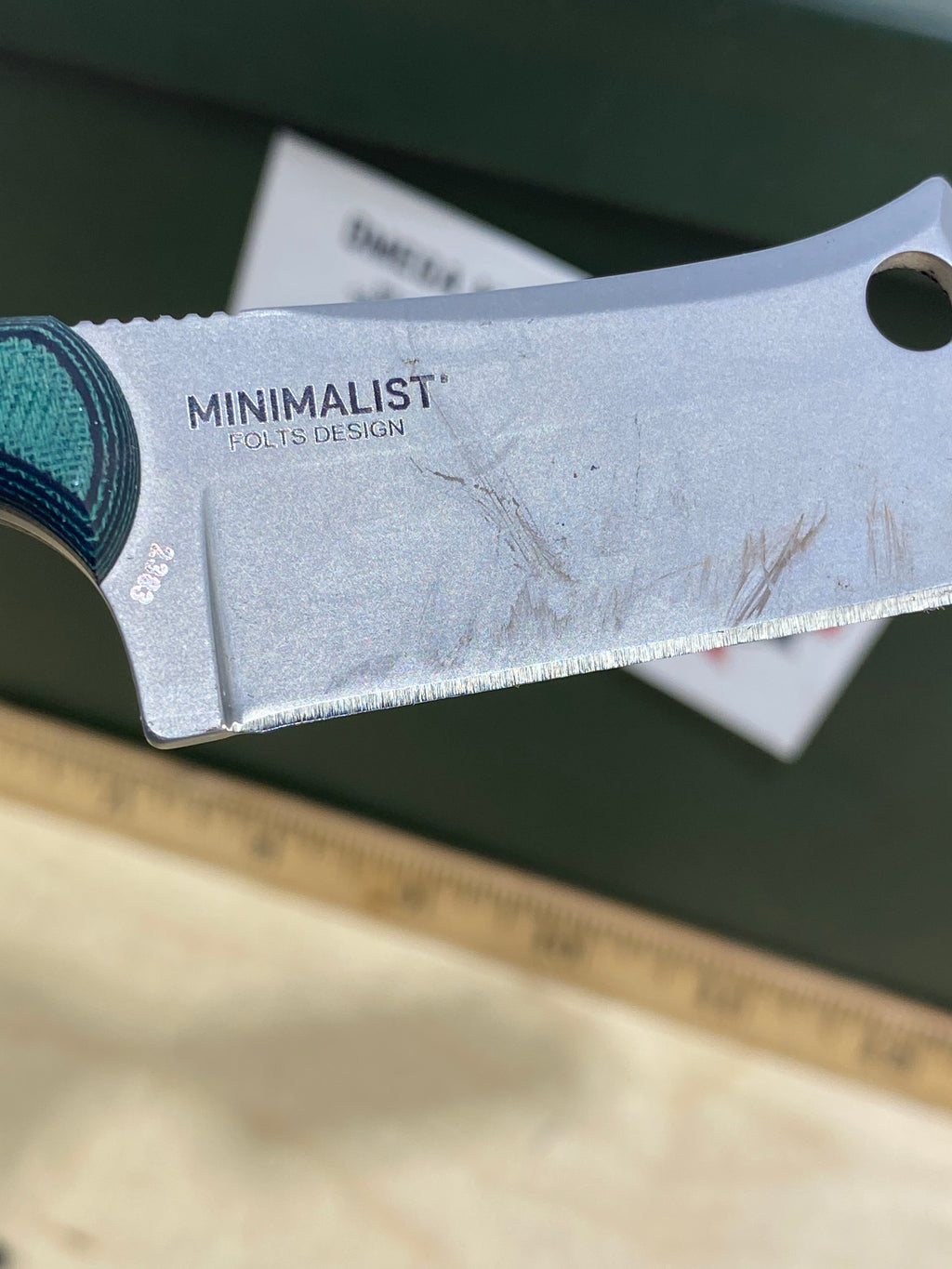 CRKT 2383 Minimalist Cleaver #17. Light usage.