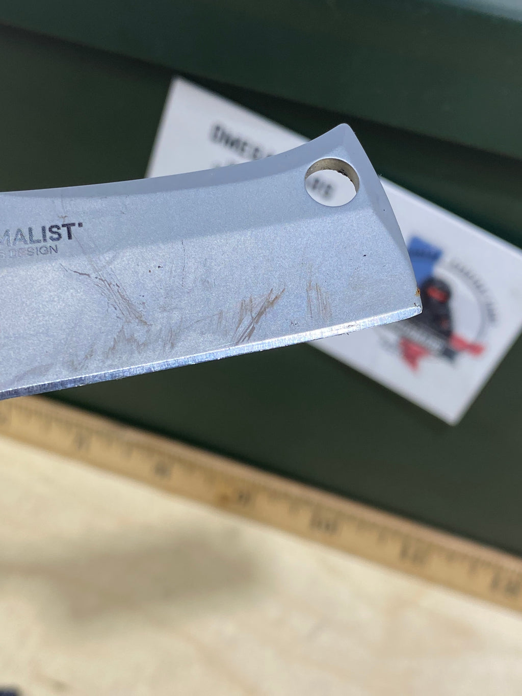 CRKT 2383 Minimalist Cleaver #17. Light usage.