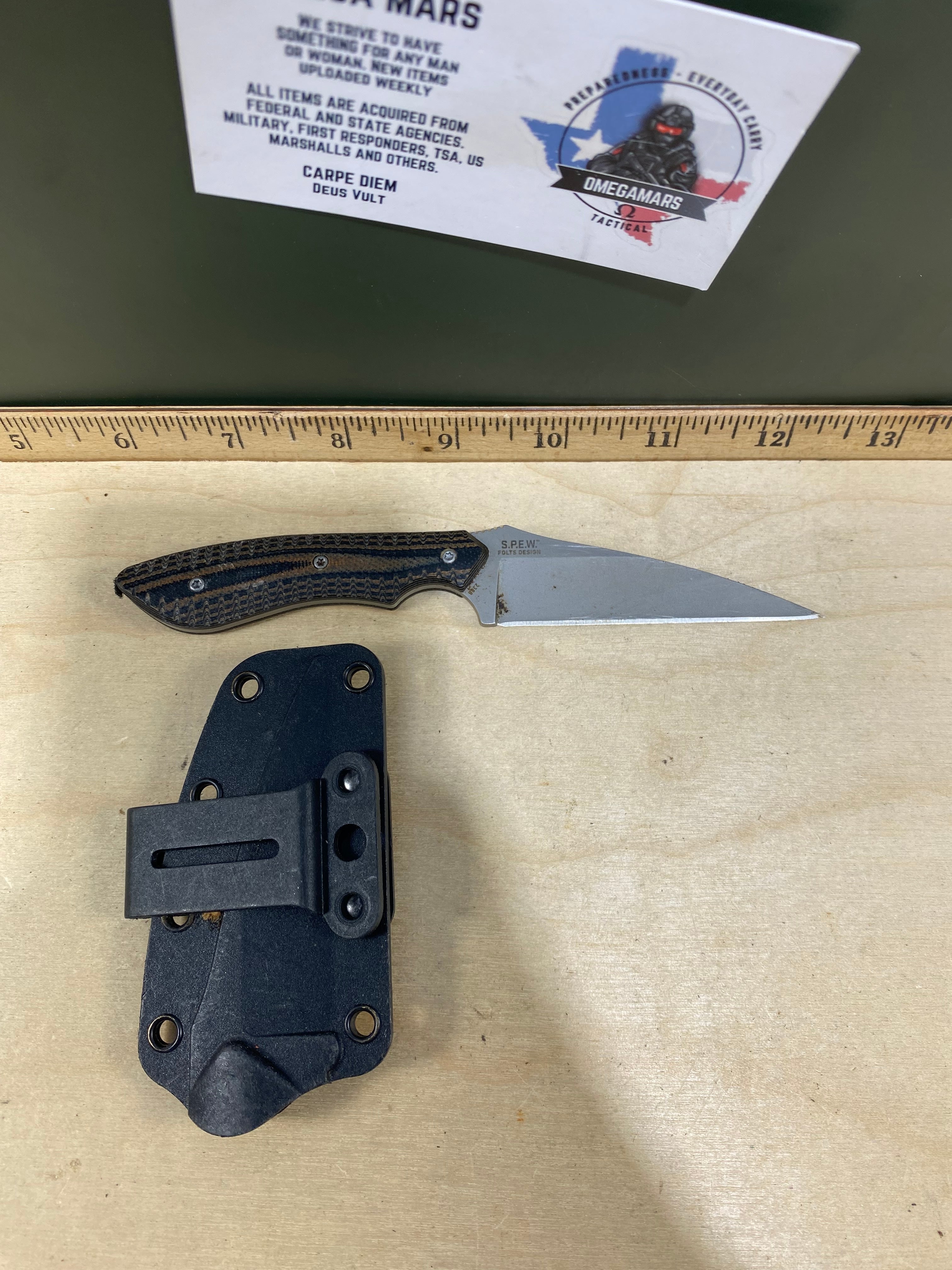 CRKT 2388 S.P.E.W. #20. Light usage.