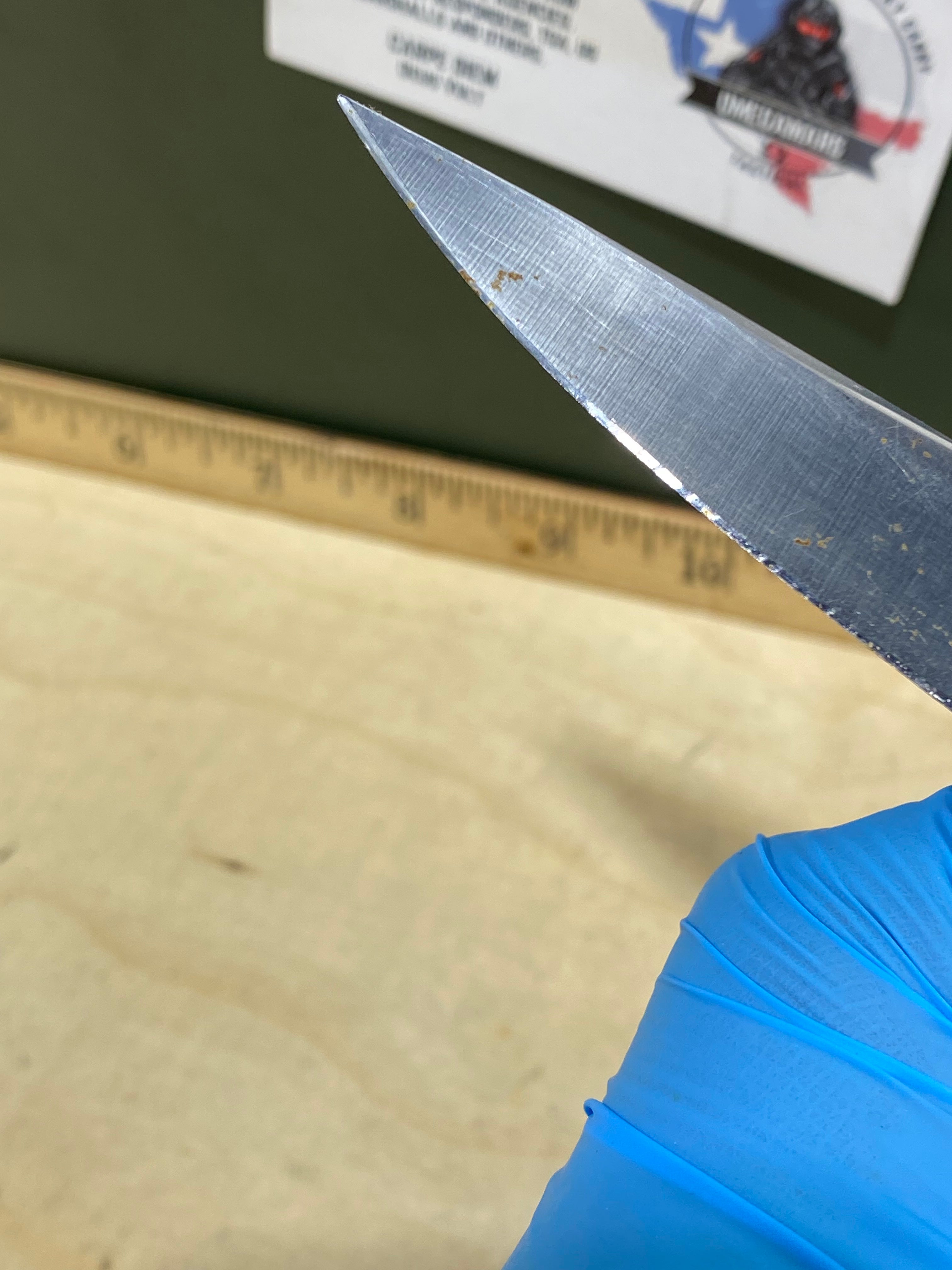 CRKT R3801 Ruger #24. Light usage. Resharpened