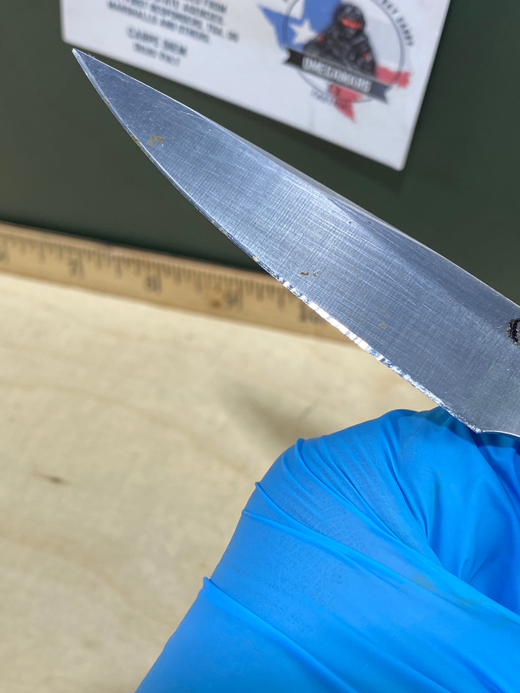 CRKT R3801 Ruger #24. Light usage. Resharpened