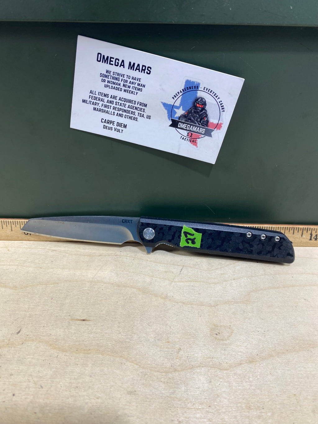 CRKT 3802WM #27. Light usage