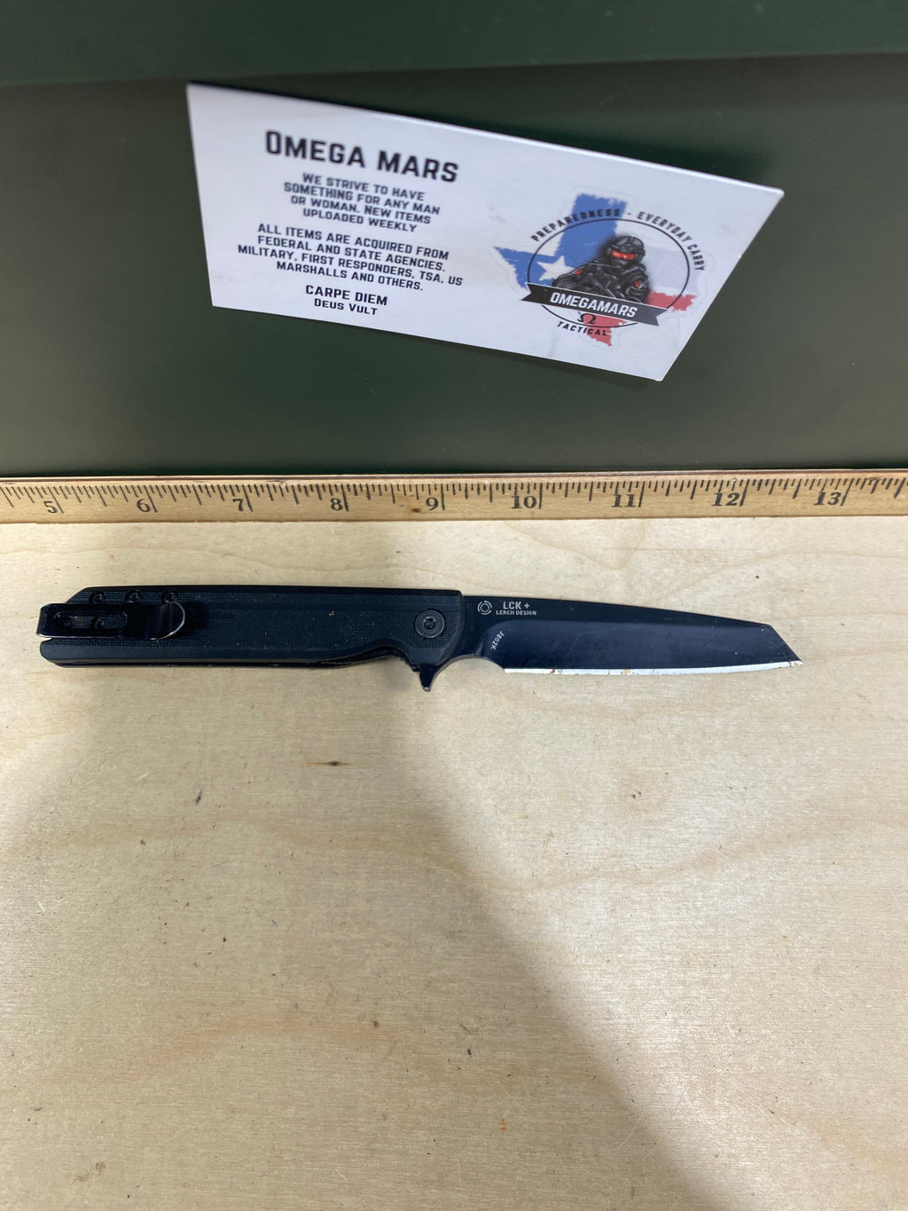 CRKT 3802K LCK+ #31. Light usage. Dirty. Chips on blade