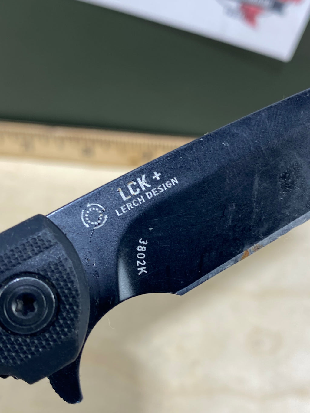 CRKT 3802K LCK+ #31. Light usage. Dirty. Chips on blade