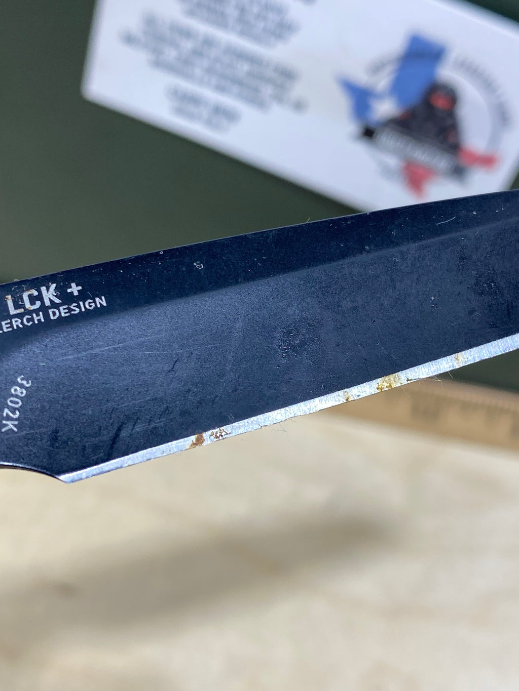 CRKT 3802K LCK+ #31. Light usage. Dirty. Chips on blade