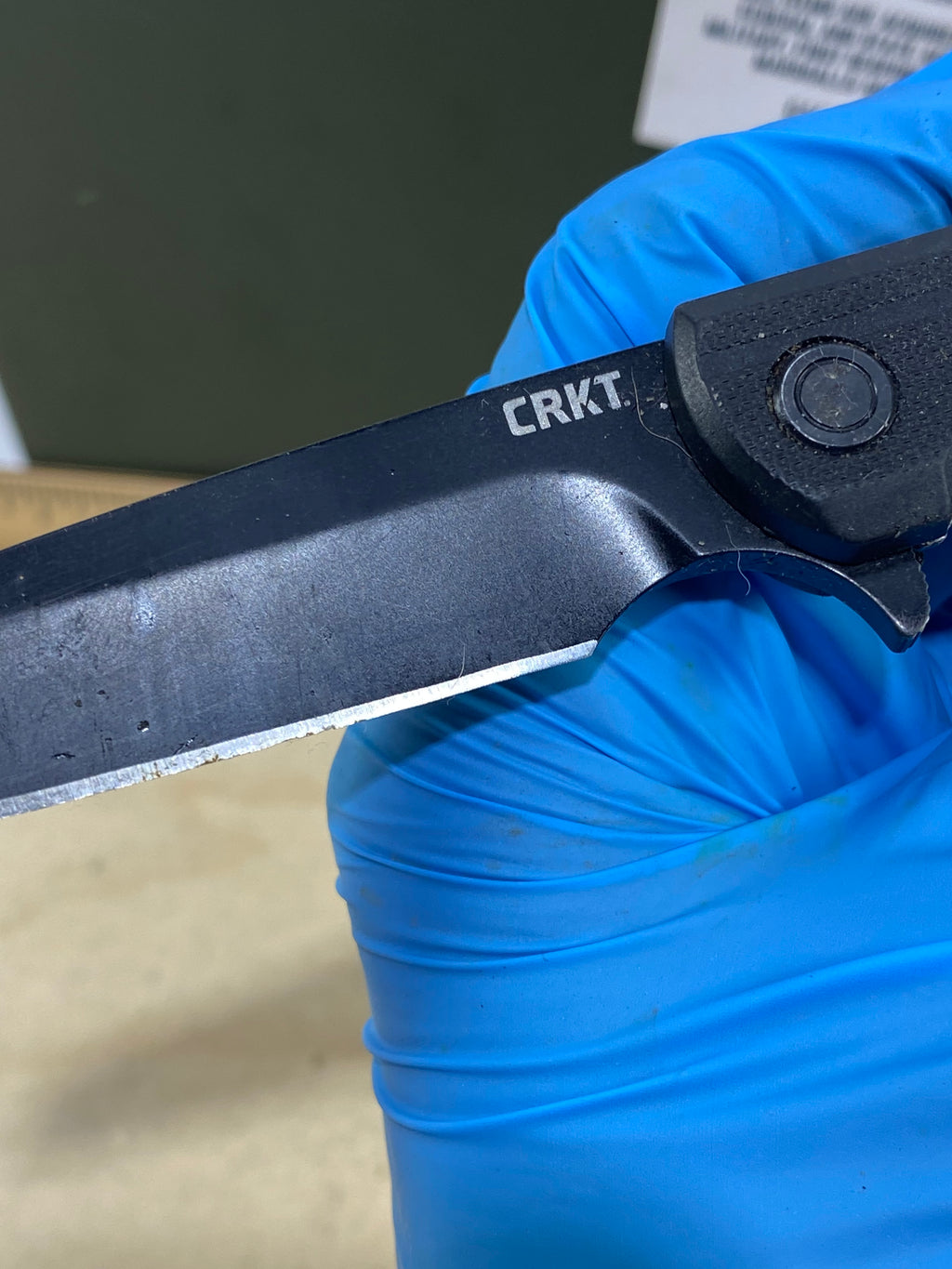 CRKT 3802K LCK+ #31. Light usage. Dirty. Chips on blade