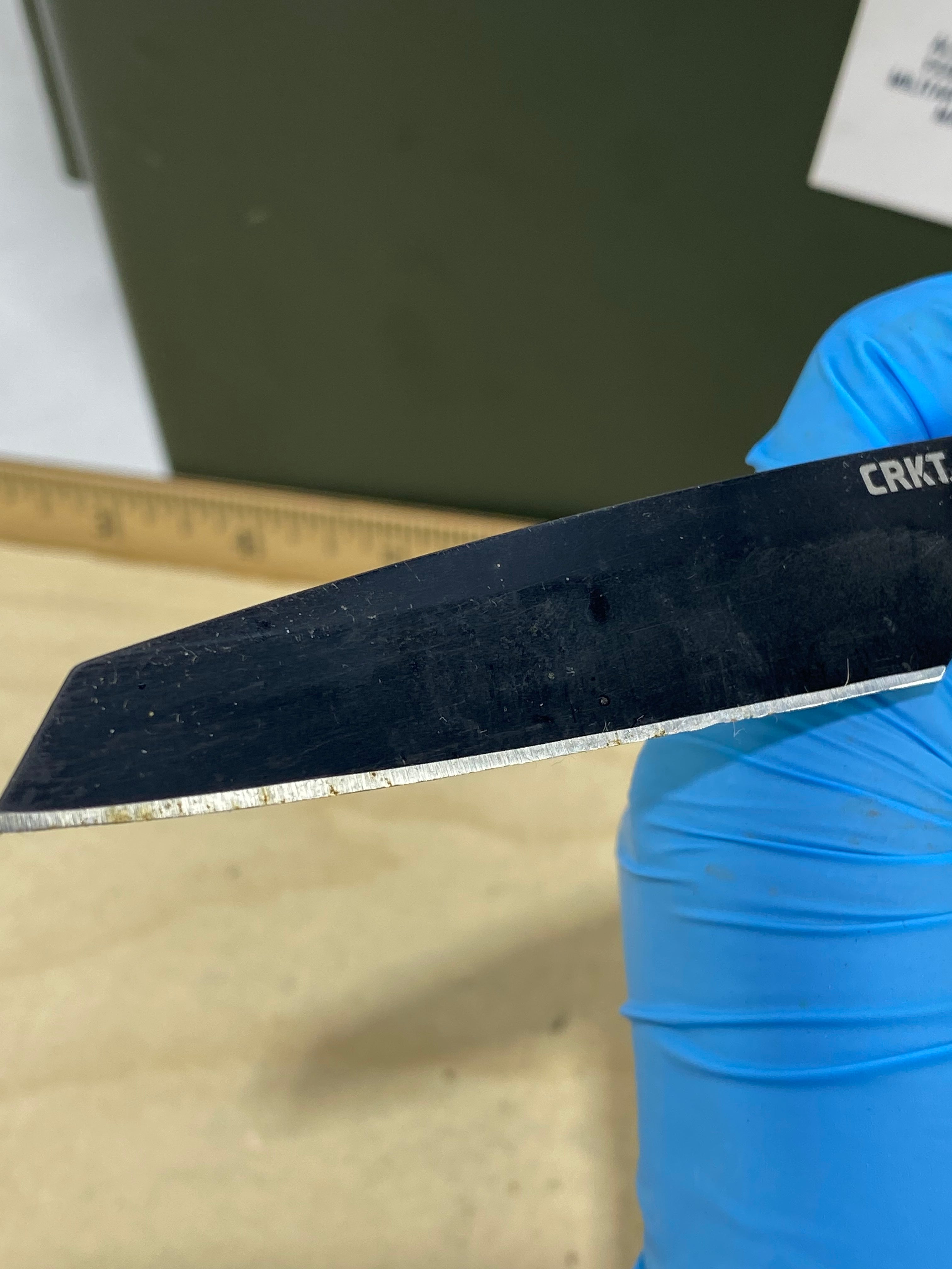 CRKT 3802K LCK+ #31. Light usage. Dirty. Chips on blade