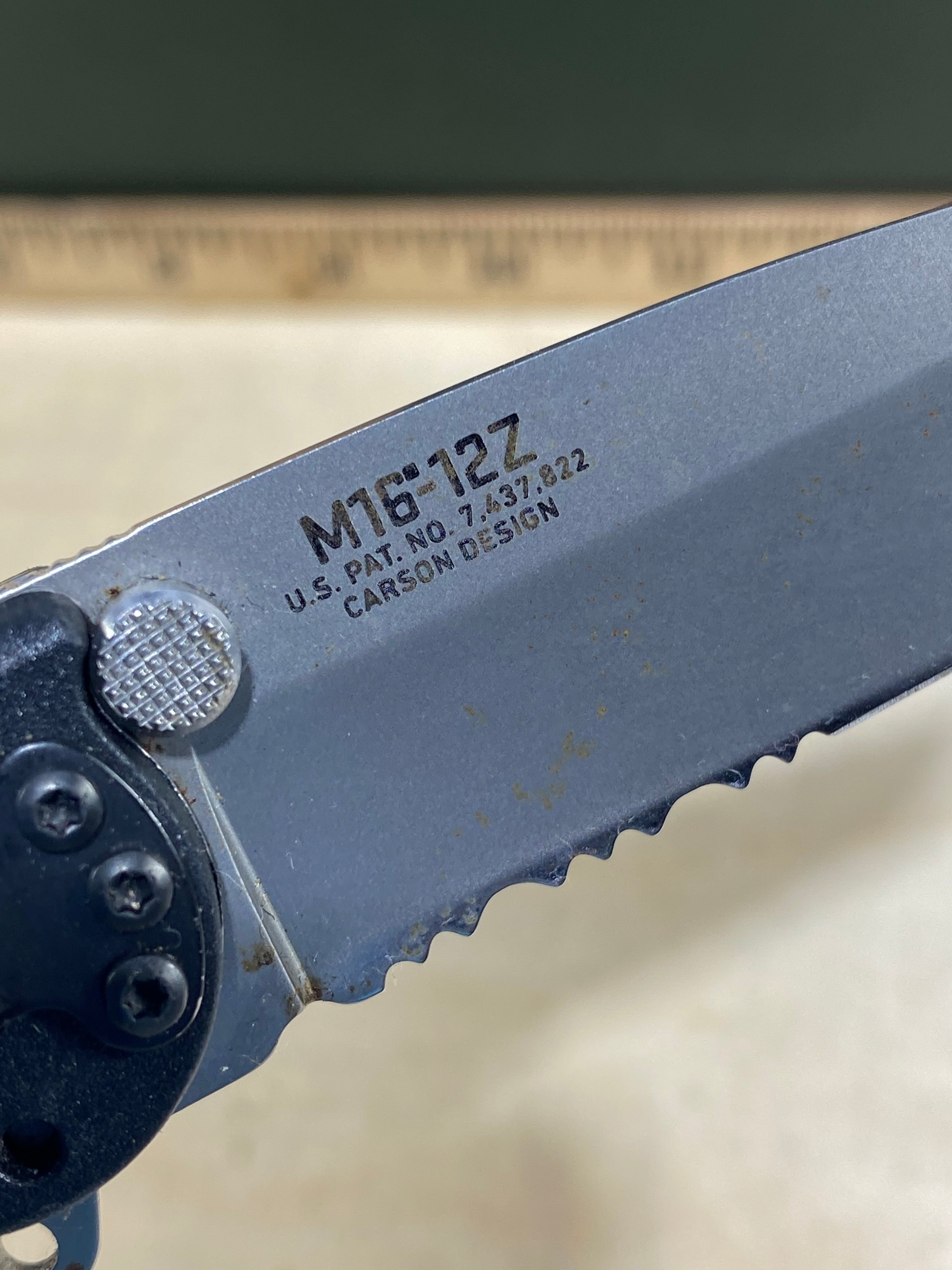 CRKT M16-12Z #35. Light usage. Dirty