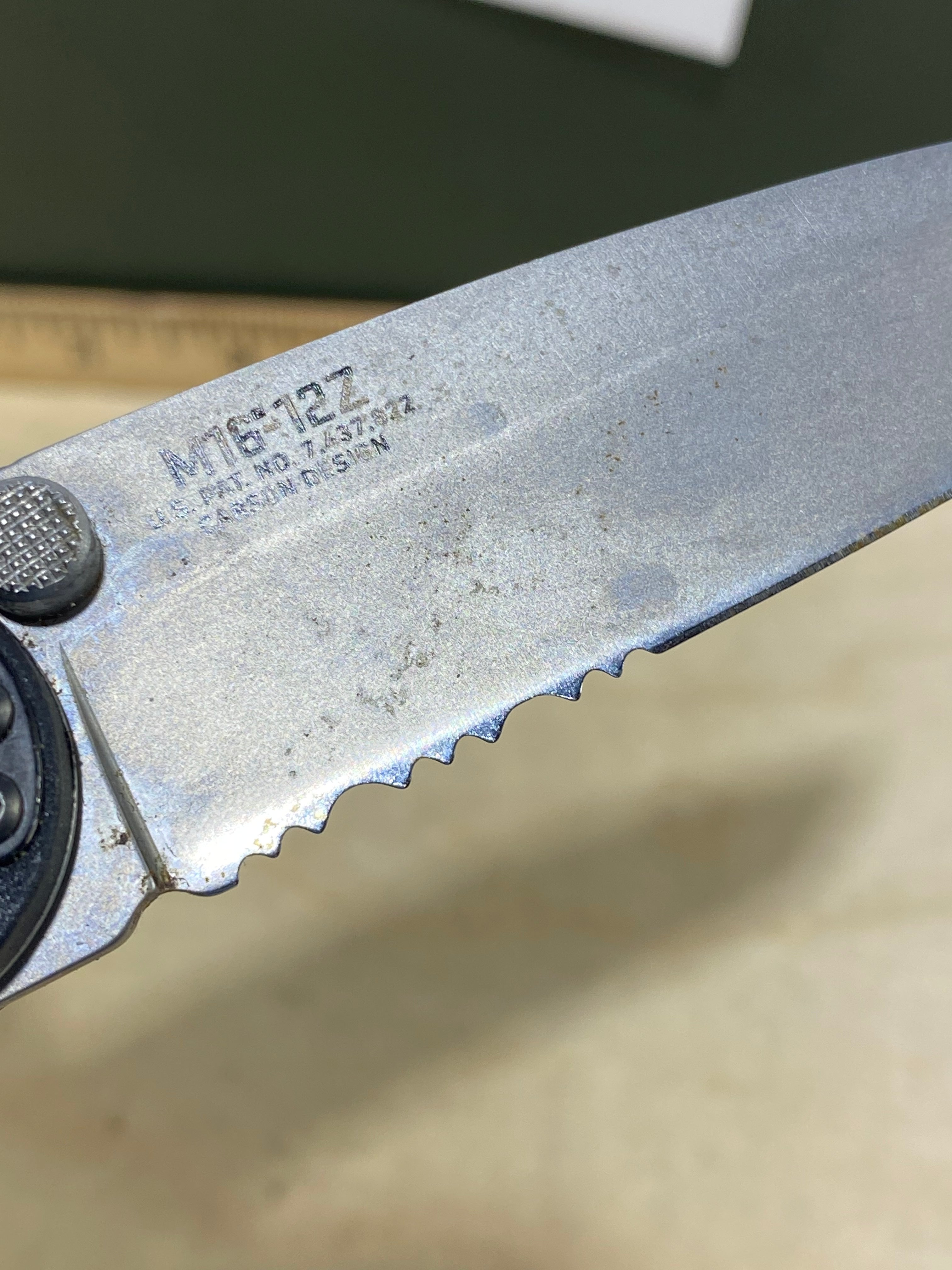 CRKT M16-12Z #35. Light usage. Dirty