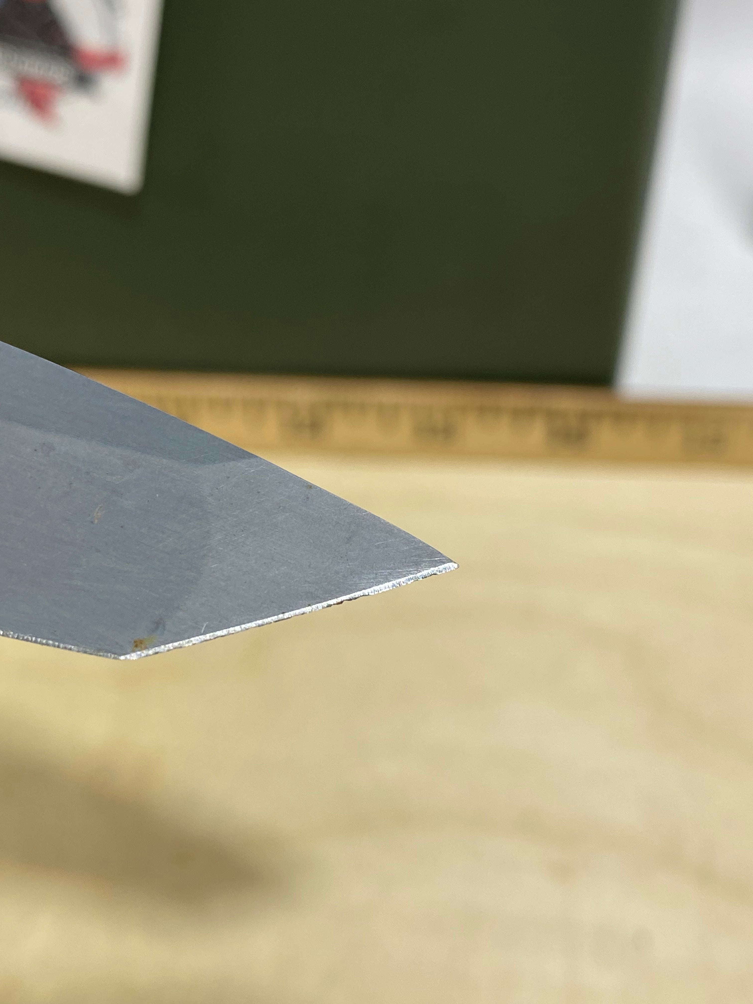 CRKT M16-12Z #36. Light usage. Super dirty. Resharpened. Chip on blade.