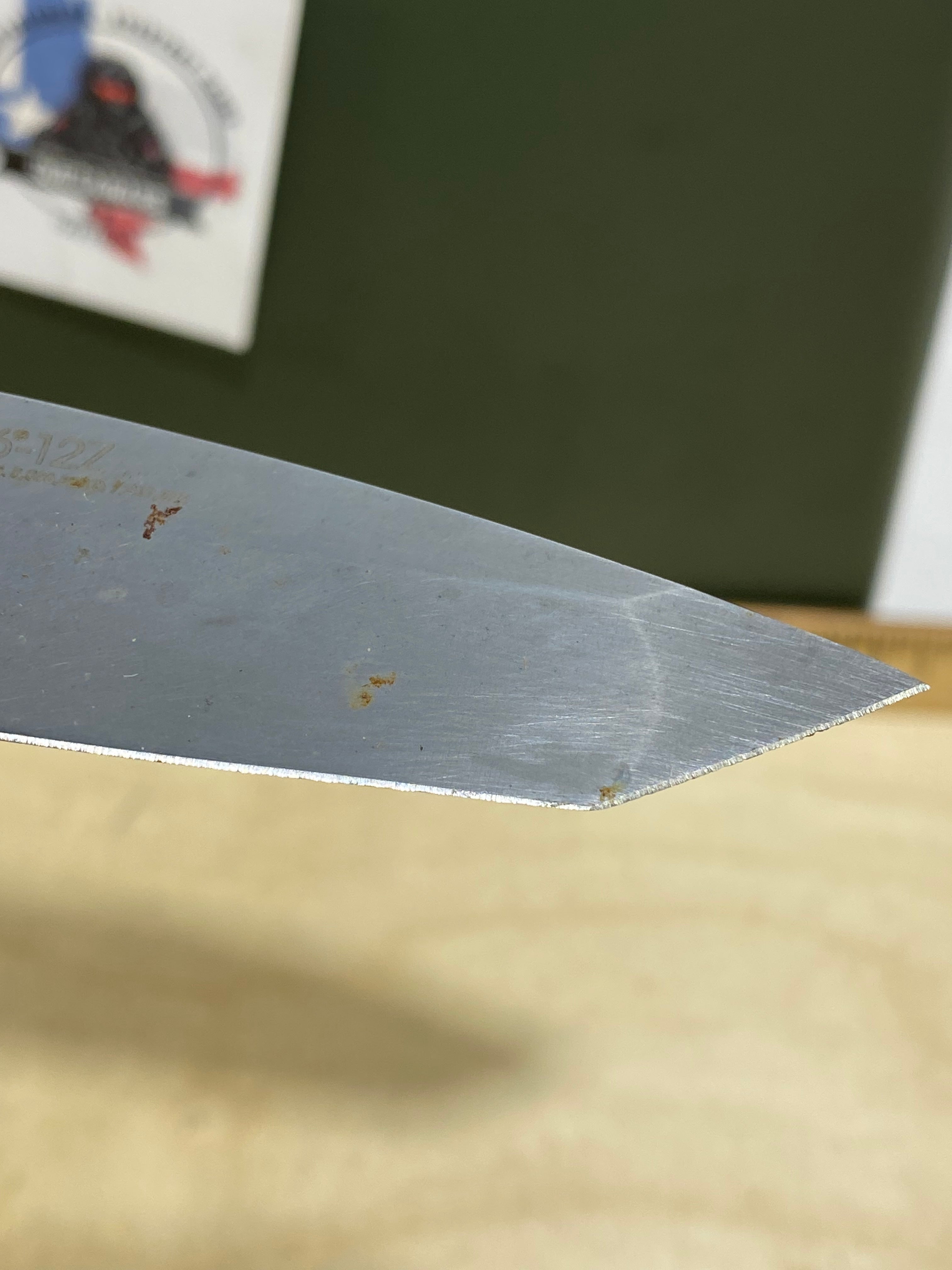 CRKT M16-12Z #36. Light usage. Super dirty. Resharpened. Chip on blade.