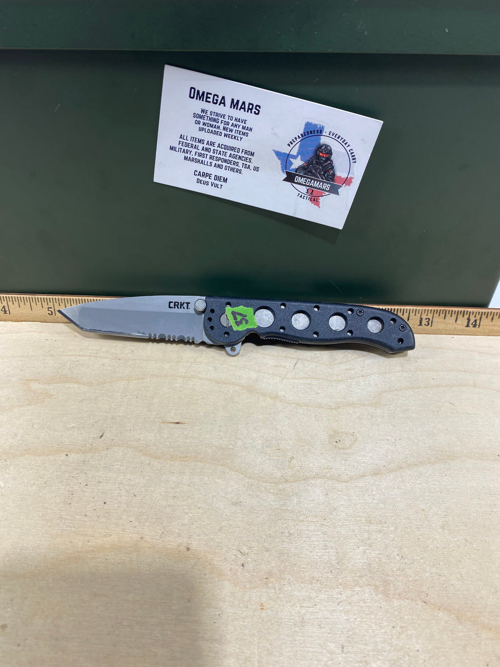 CRKT M16-12Z #37. Light usage. Resharpened