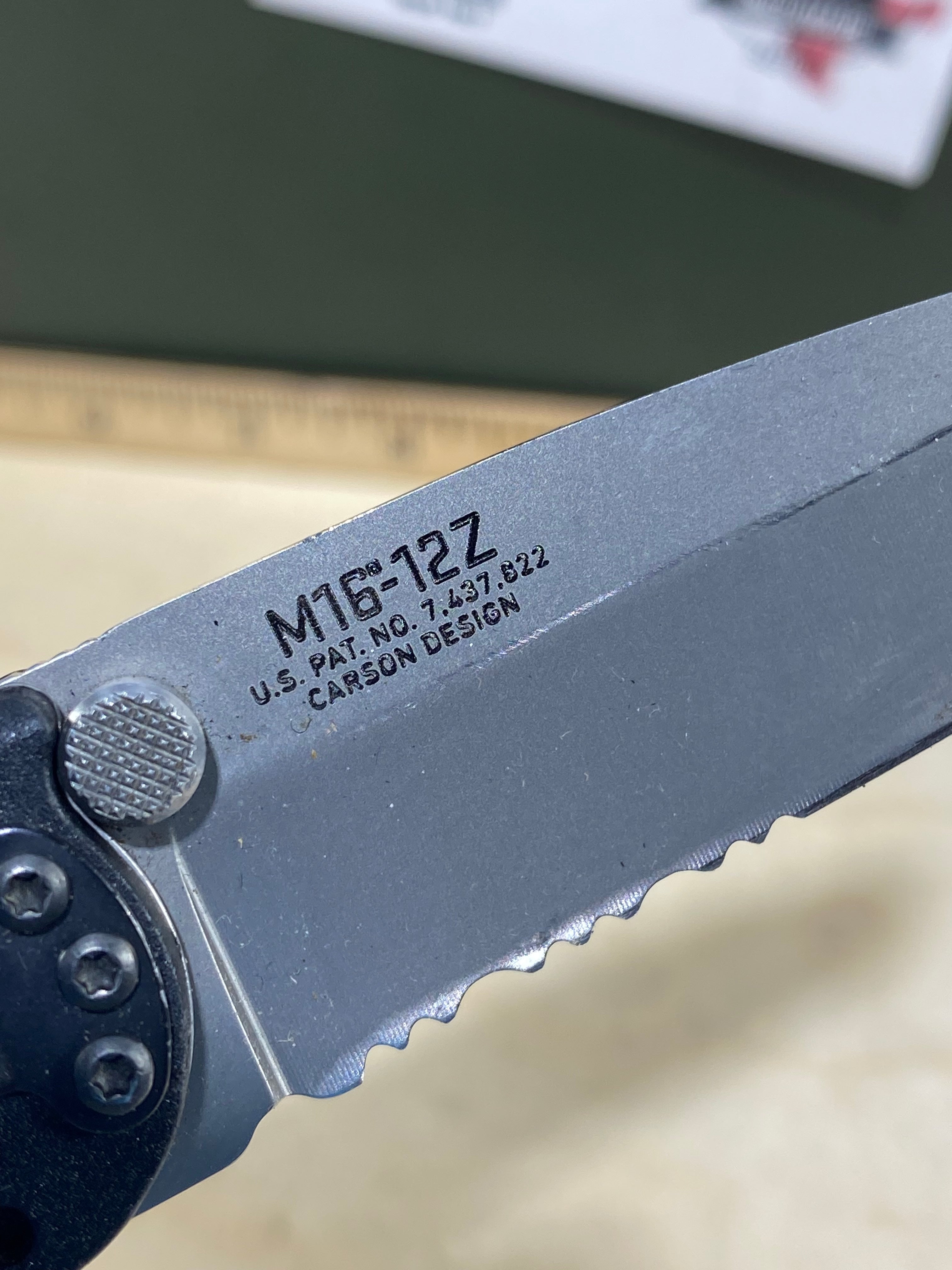CRKT M16-12Z #37. Light usage. Resharpened