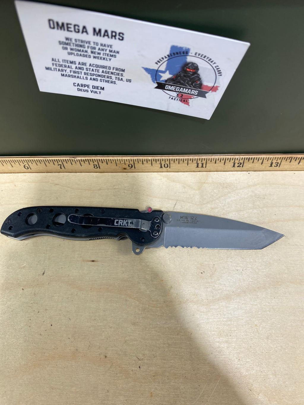 CRKT M16-12Z #38. Light usage.