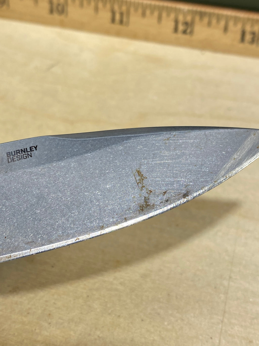 CRKT 2522 Burnley Design #42. Light usage. Customized. Resharpened. Super Dirty.