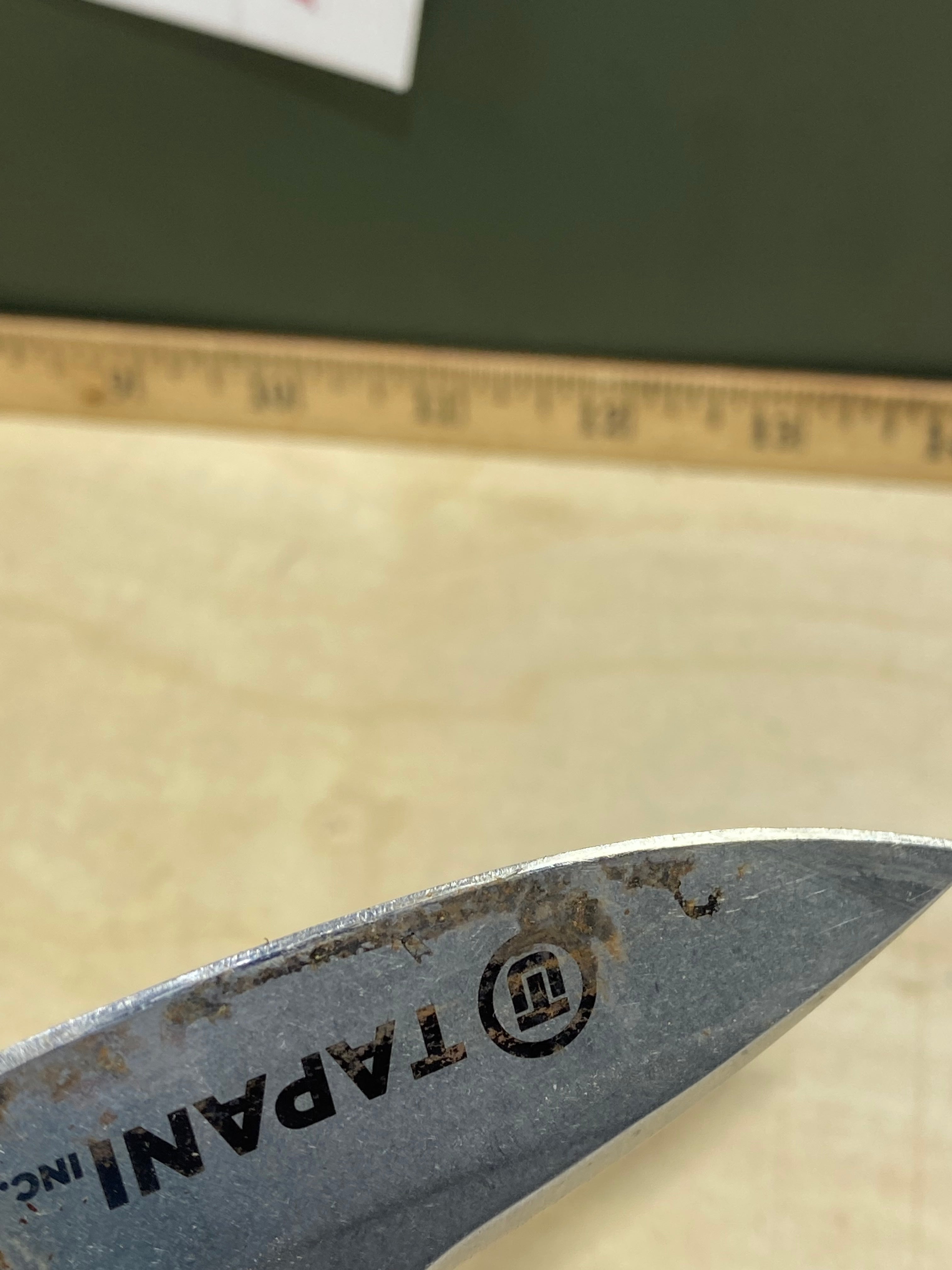 CRKT 2522 Burnley Design #42. Light usage. Customized. Resharpened. Super Dirty.